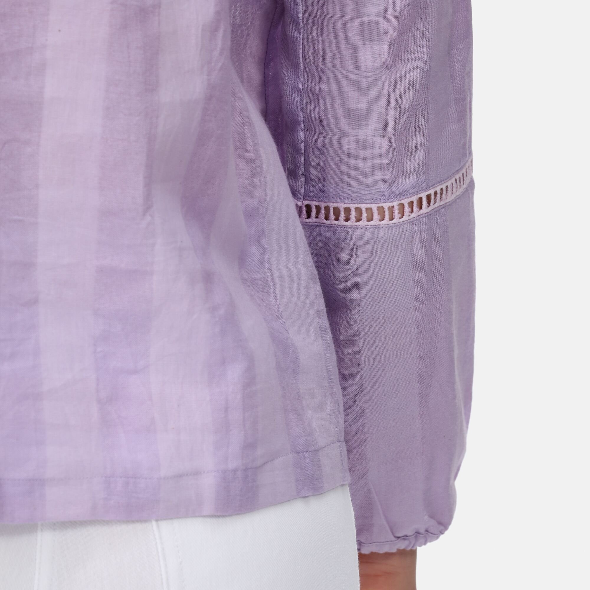 Women's Calluna Sheared Detail Top | Pastel Lilac