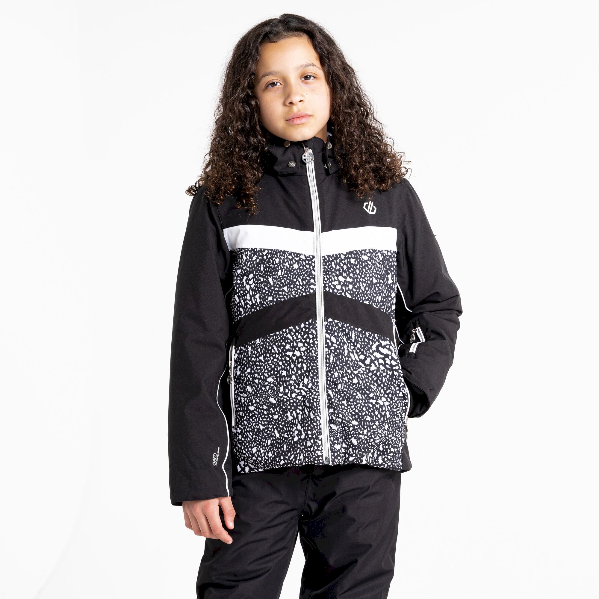 Dare 2b - Girls' Belief II Ski Jacket | Black White