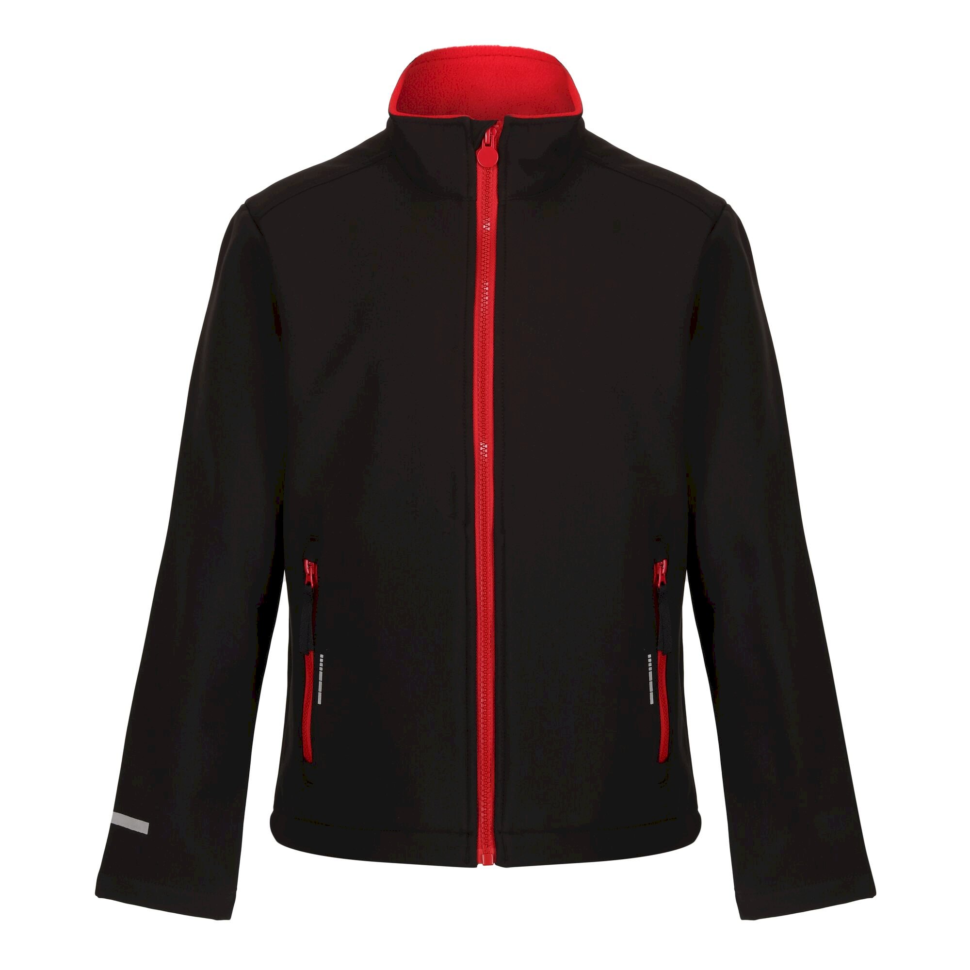 Kids' Ablaze 2-Layer Softshell | Black Classic Red
