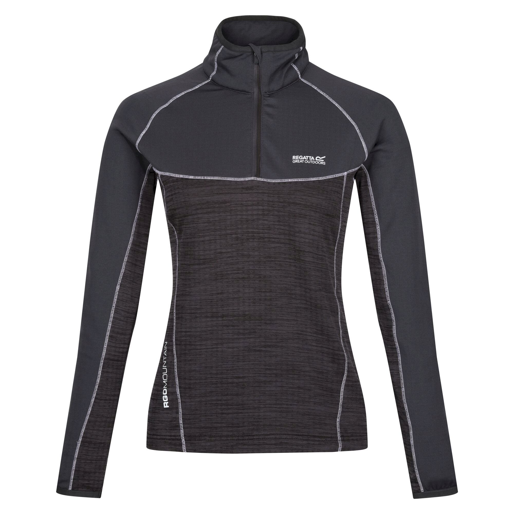 Women's Hepley Lightweight Half Zip Fleece | Seal Grey Ash Marl