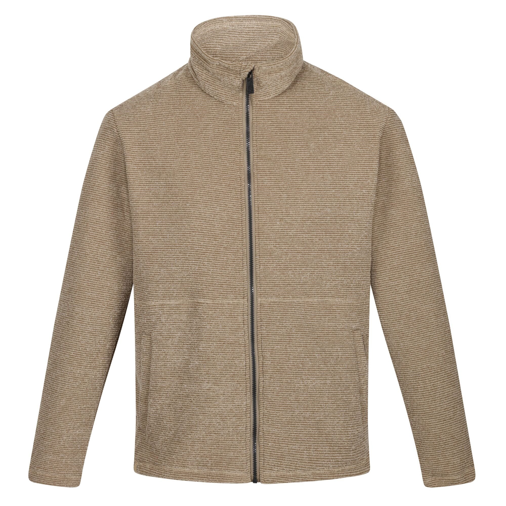Men's Eildon Full Zip Fleece | Gold Sand Linear
