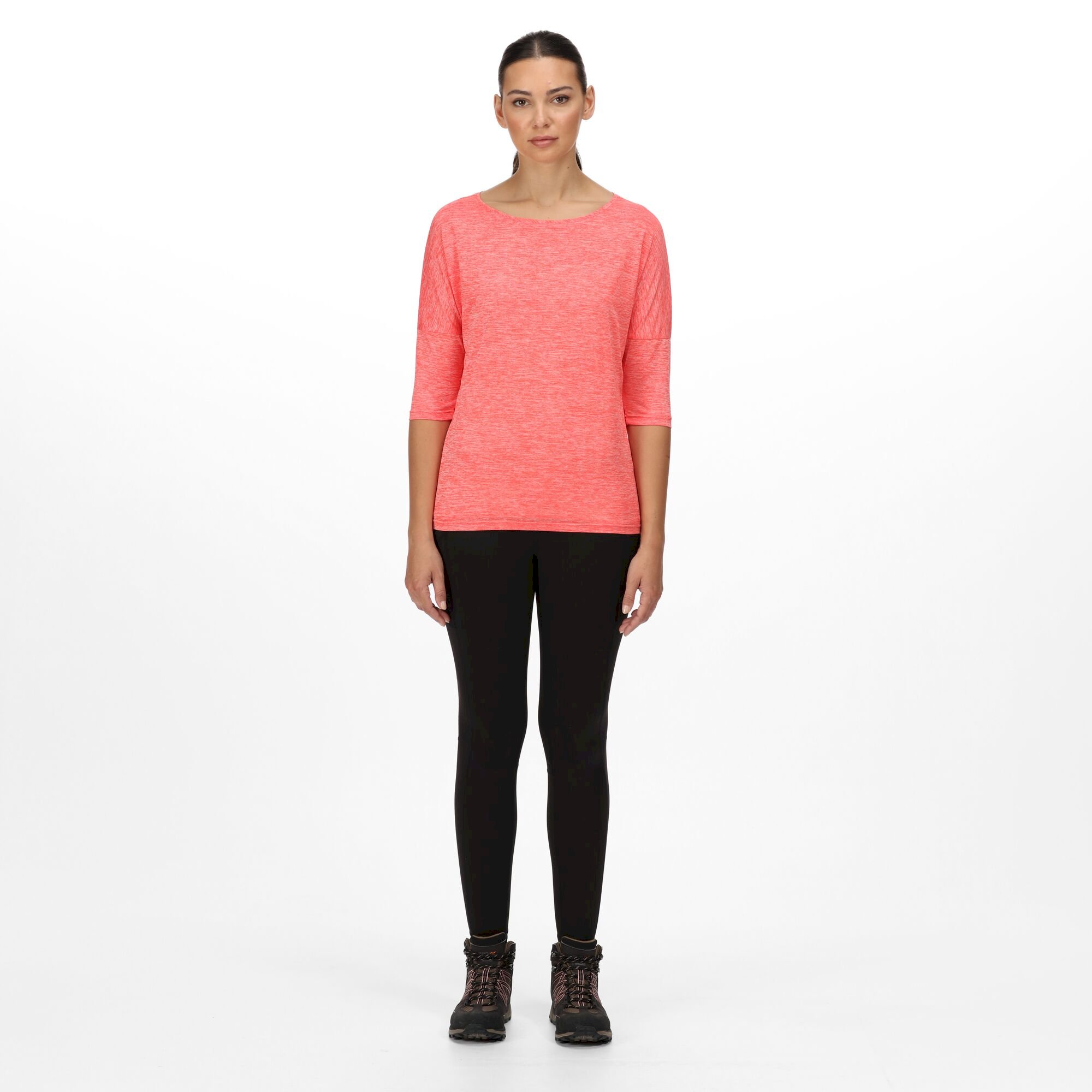 Women's Pulser II 3/4 Sleeve Top | Neon Peach