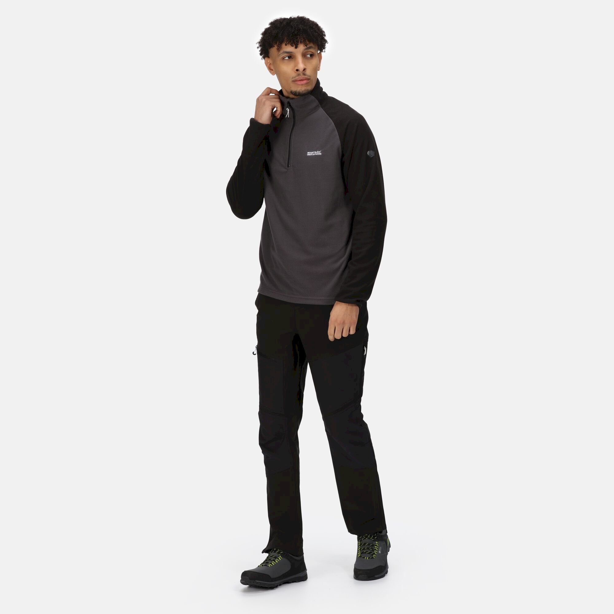 Men's Elson II Lightweight Fleece | Dark Grey Black