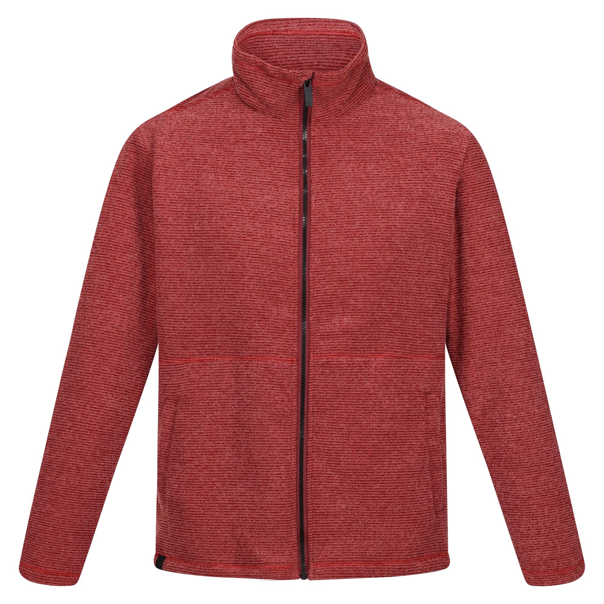 Men's Eildon Full Zip Fleece | Syrah Red Linear