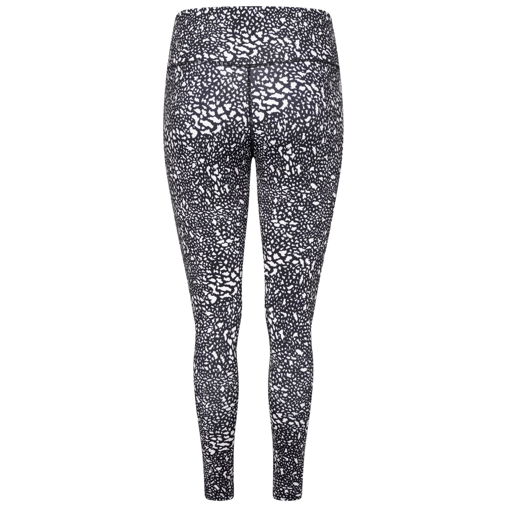 Dare 2b - Women's Influential Recycled Leggings | Black White Dot Print