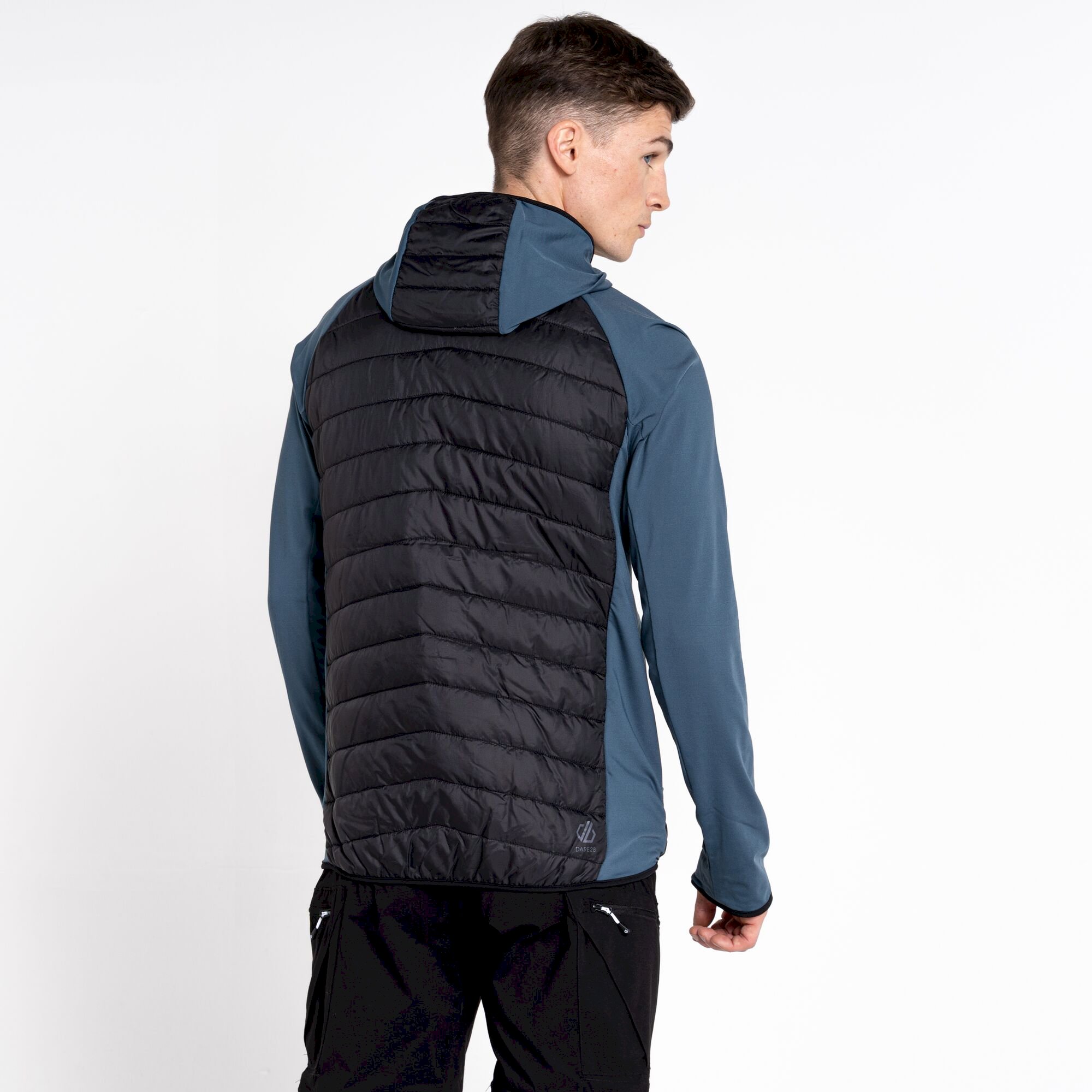 Dare 2b - Men's Mountaineer Recycled Wool Hybrid Jacket | Grey Mirage Black