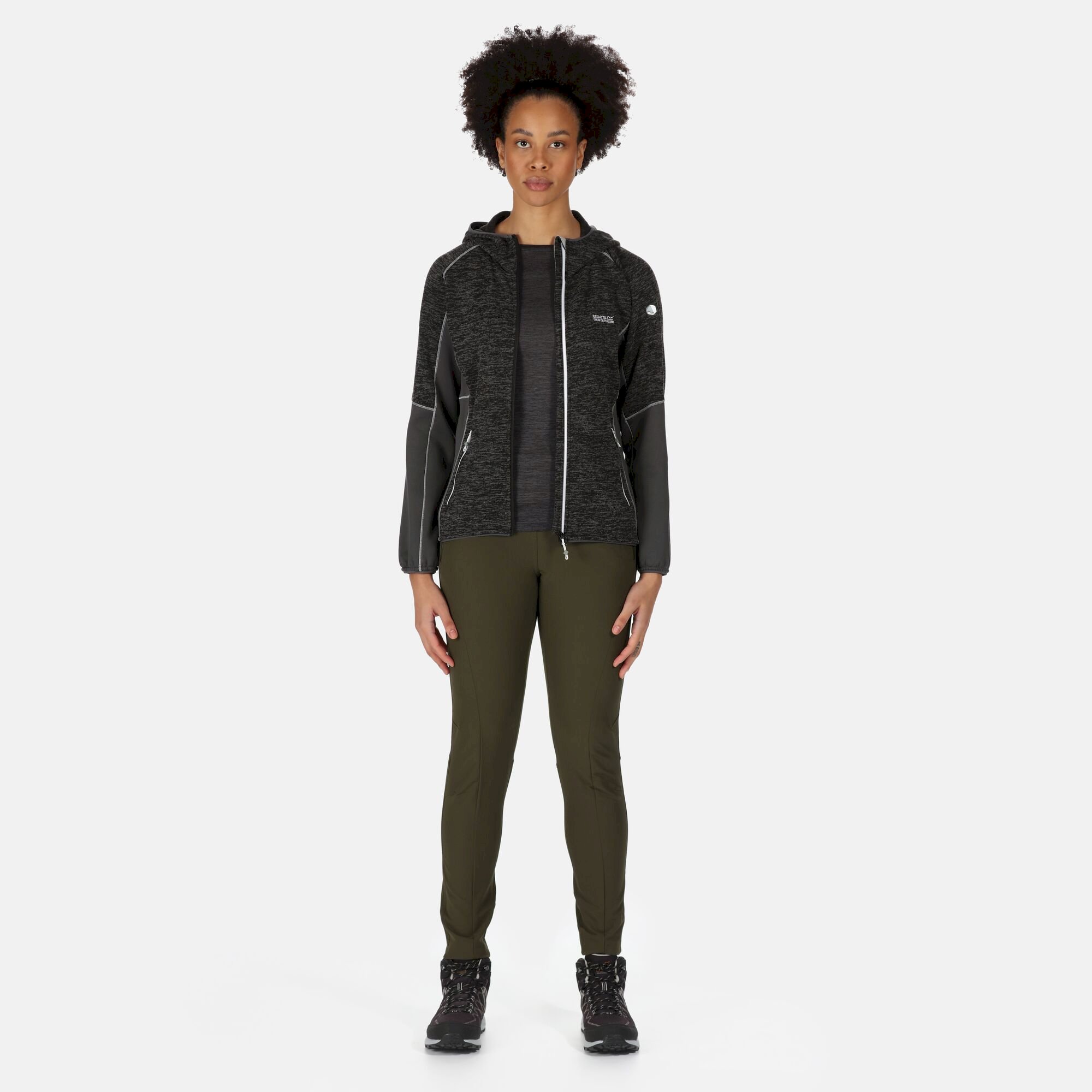 Women's Walbury IV Lightweight Fleece | Black Seal Grey