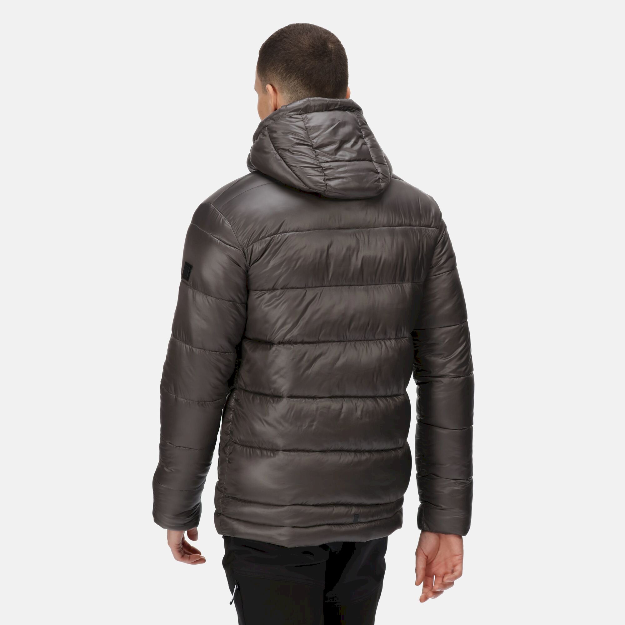 Men's Toploft II Hooded Puffer Jacket | Dark Grey