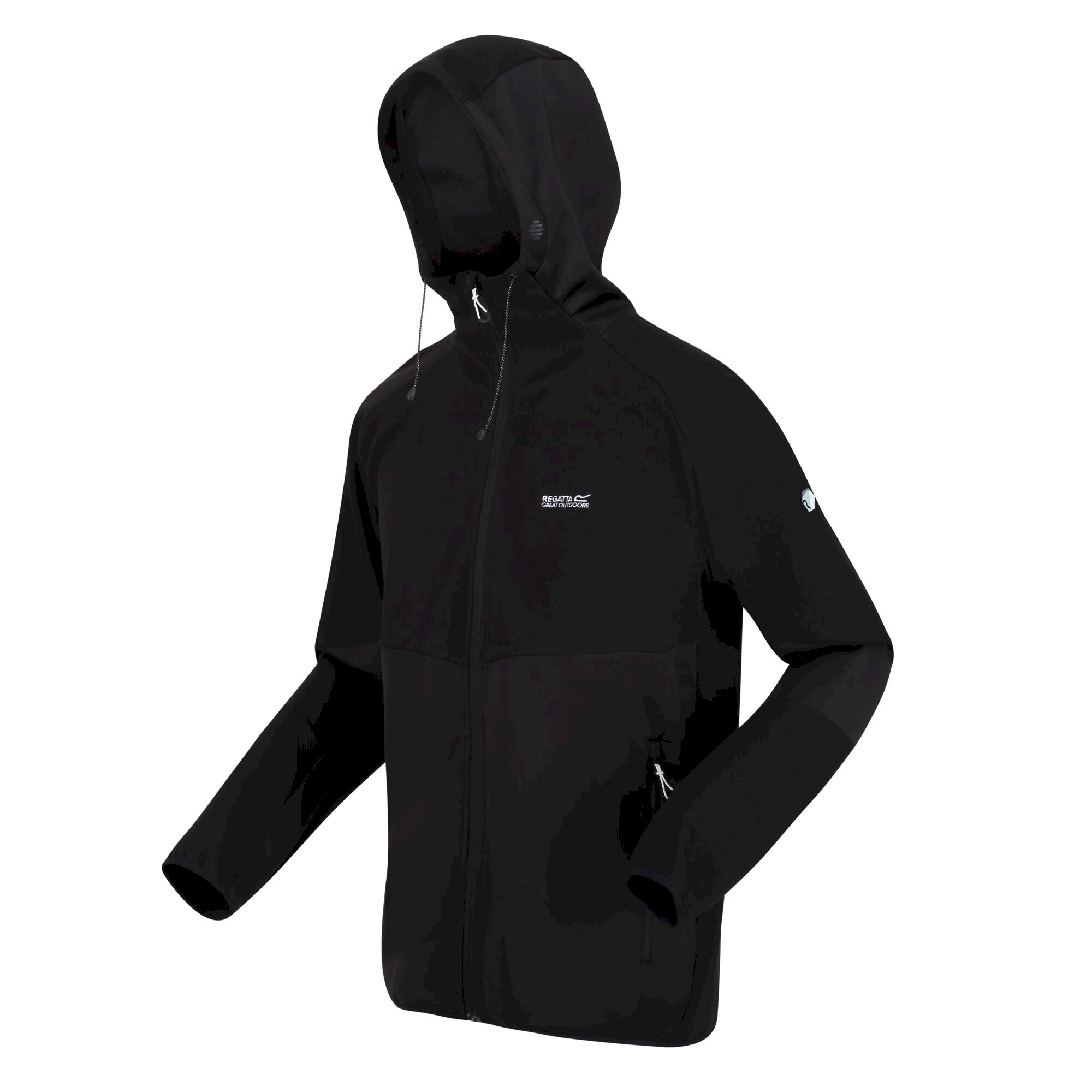 Men's Highton Pro Full Zip Hooded Fleece | Black