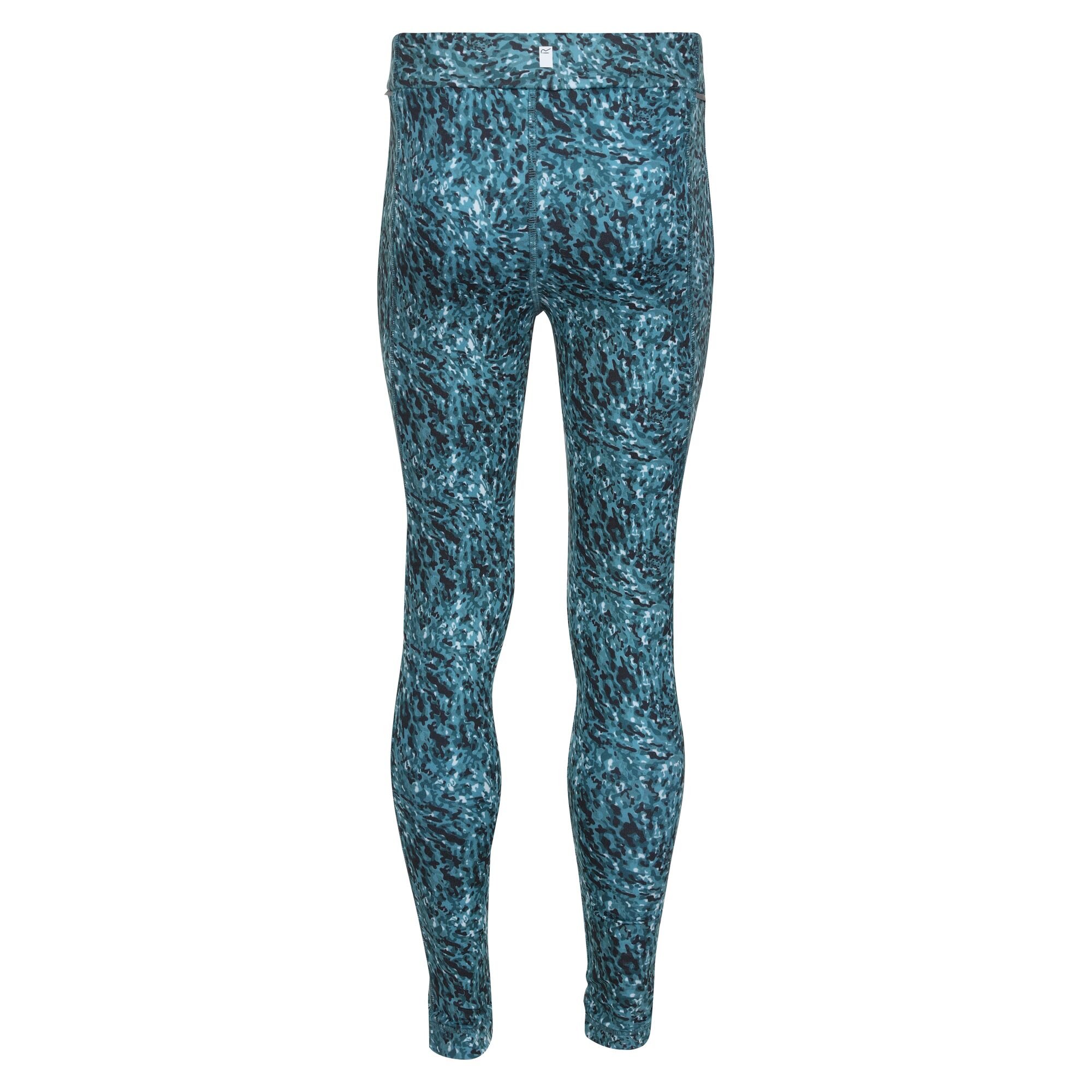 Kids' Barlia Winter Leggings | Pagoda Blue Print