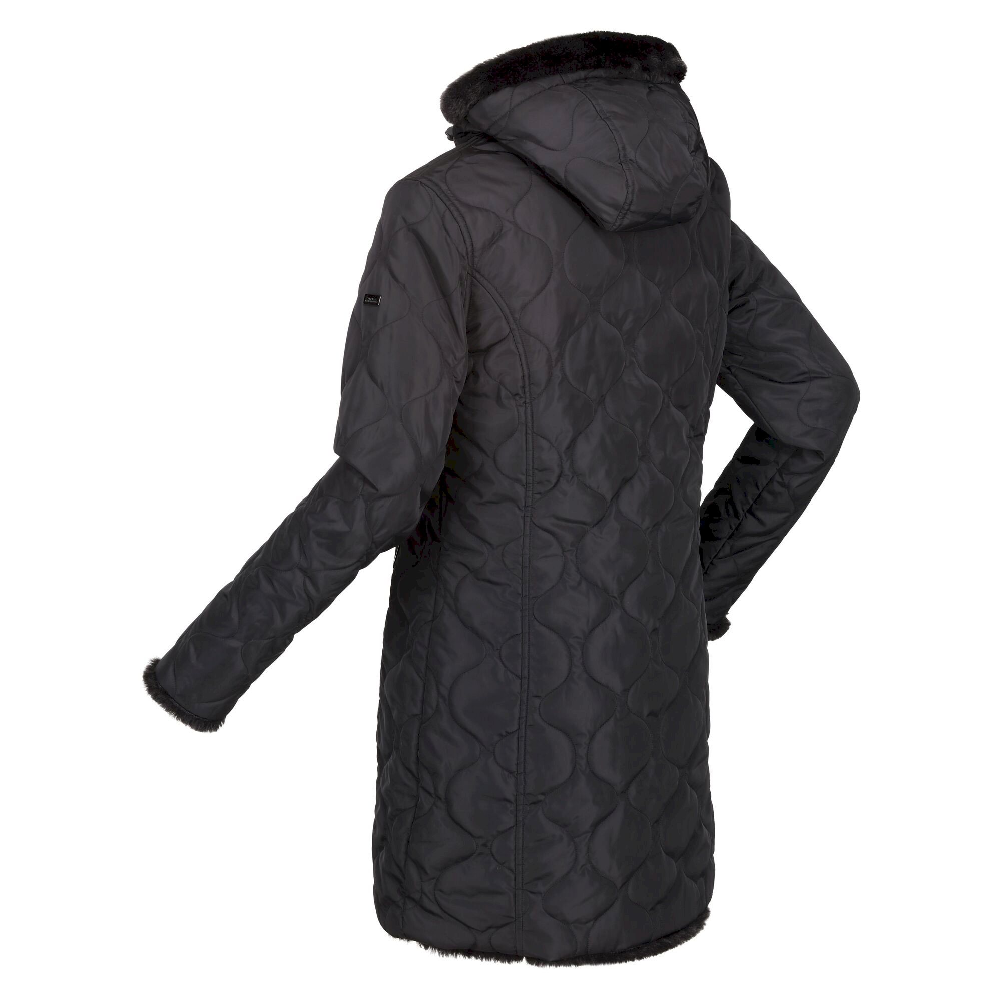 Women's Caileigh Reversible Parka Jacket | Black