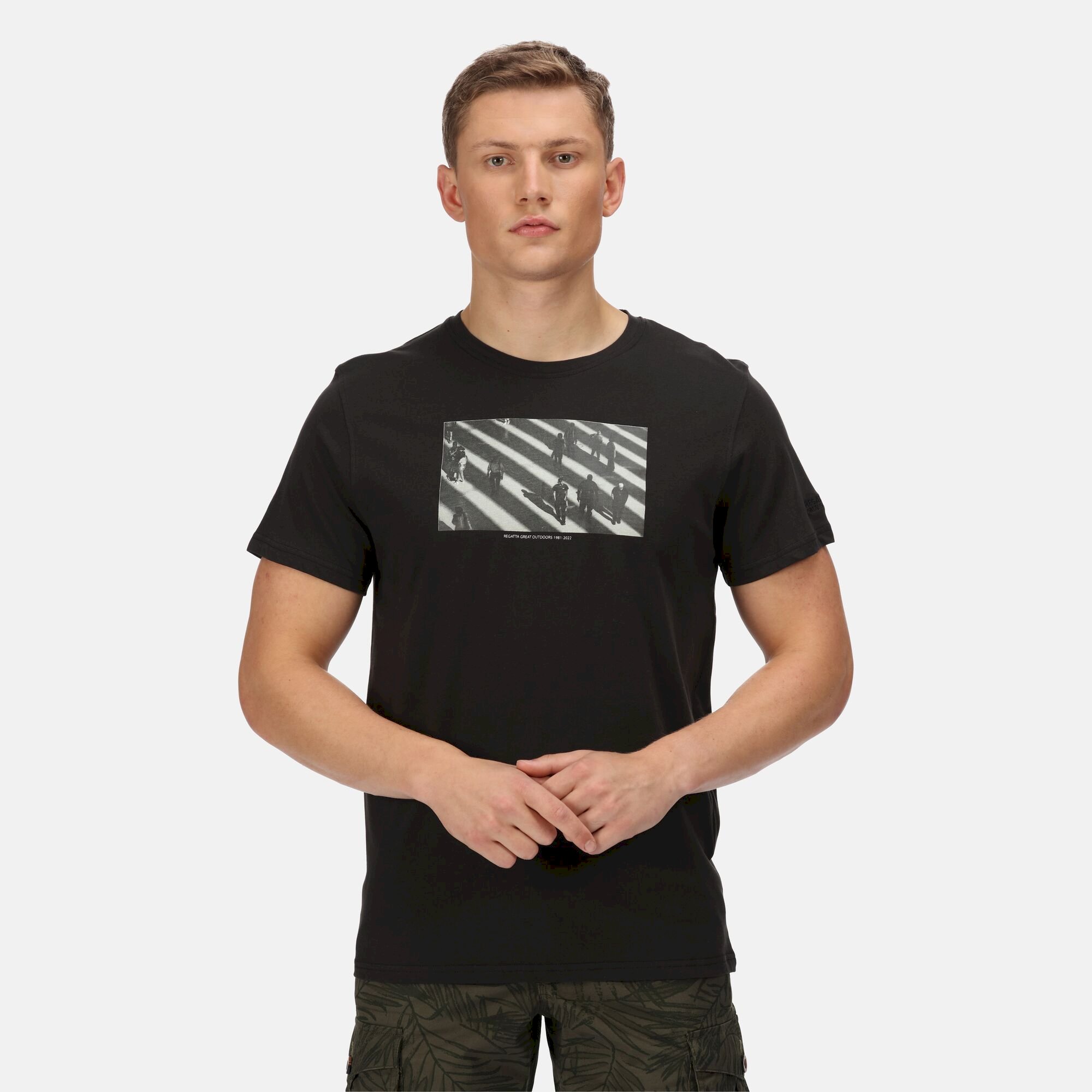 Men's Cline VI Cotton T-Shirt | Black