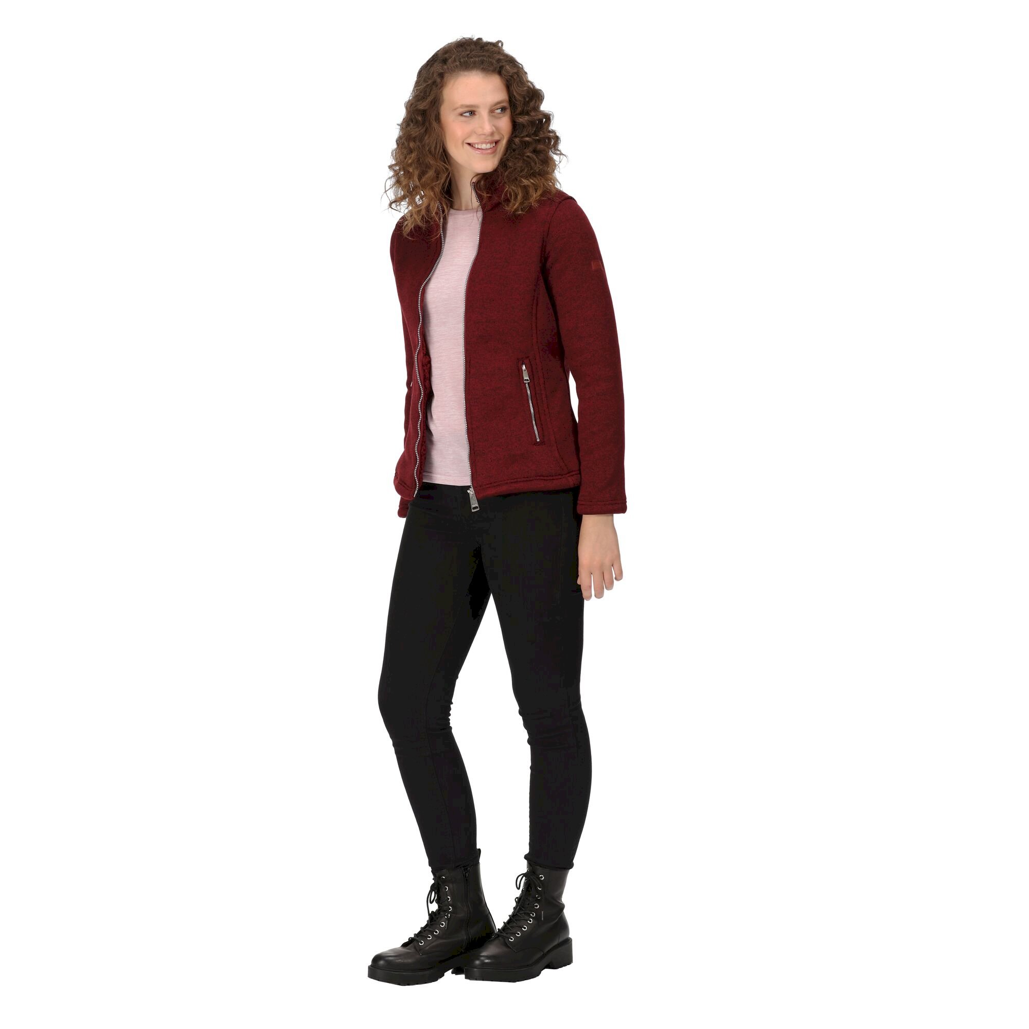 Women's Razia II Full Zip Bonded Fleece | Cabernet