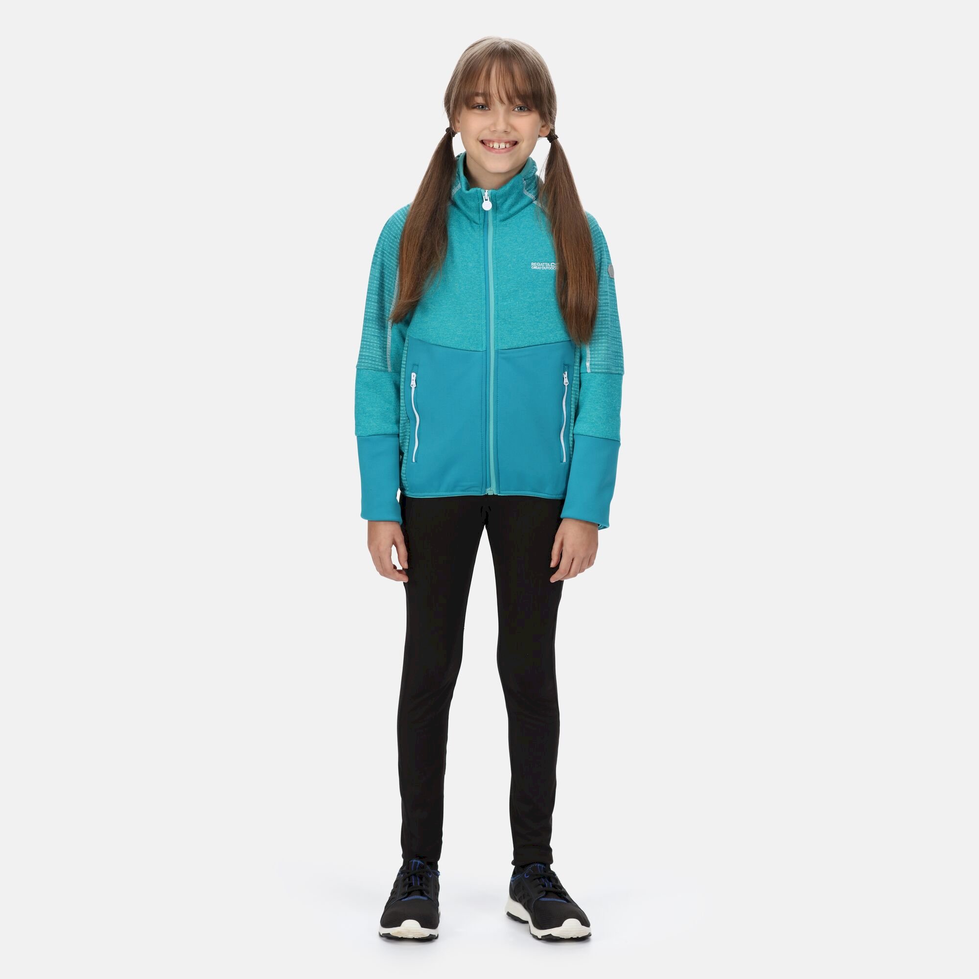 Kids' Oberon V Softshell Jacket | Turquoise