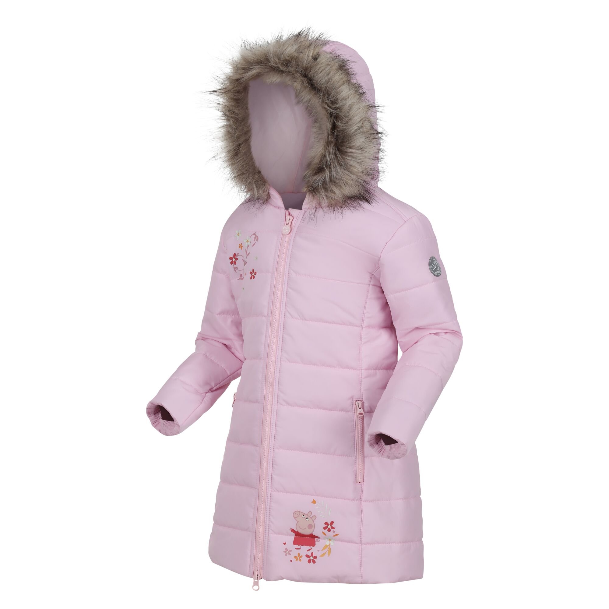 Girls' Peppa Padded Jacket | Pink Mist