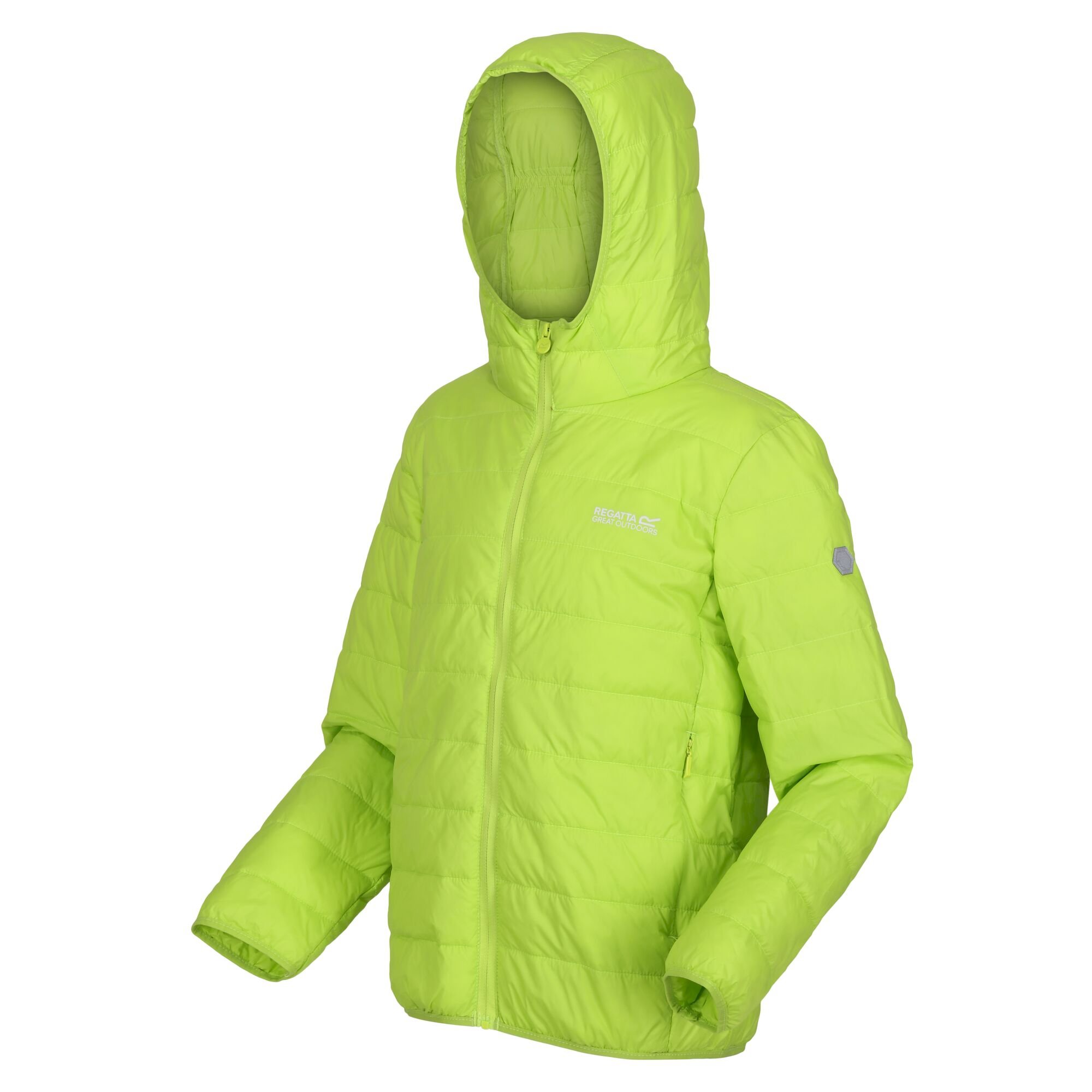 Kids' Hooded Hillpack Jacket | Bright Kiwi