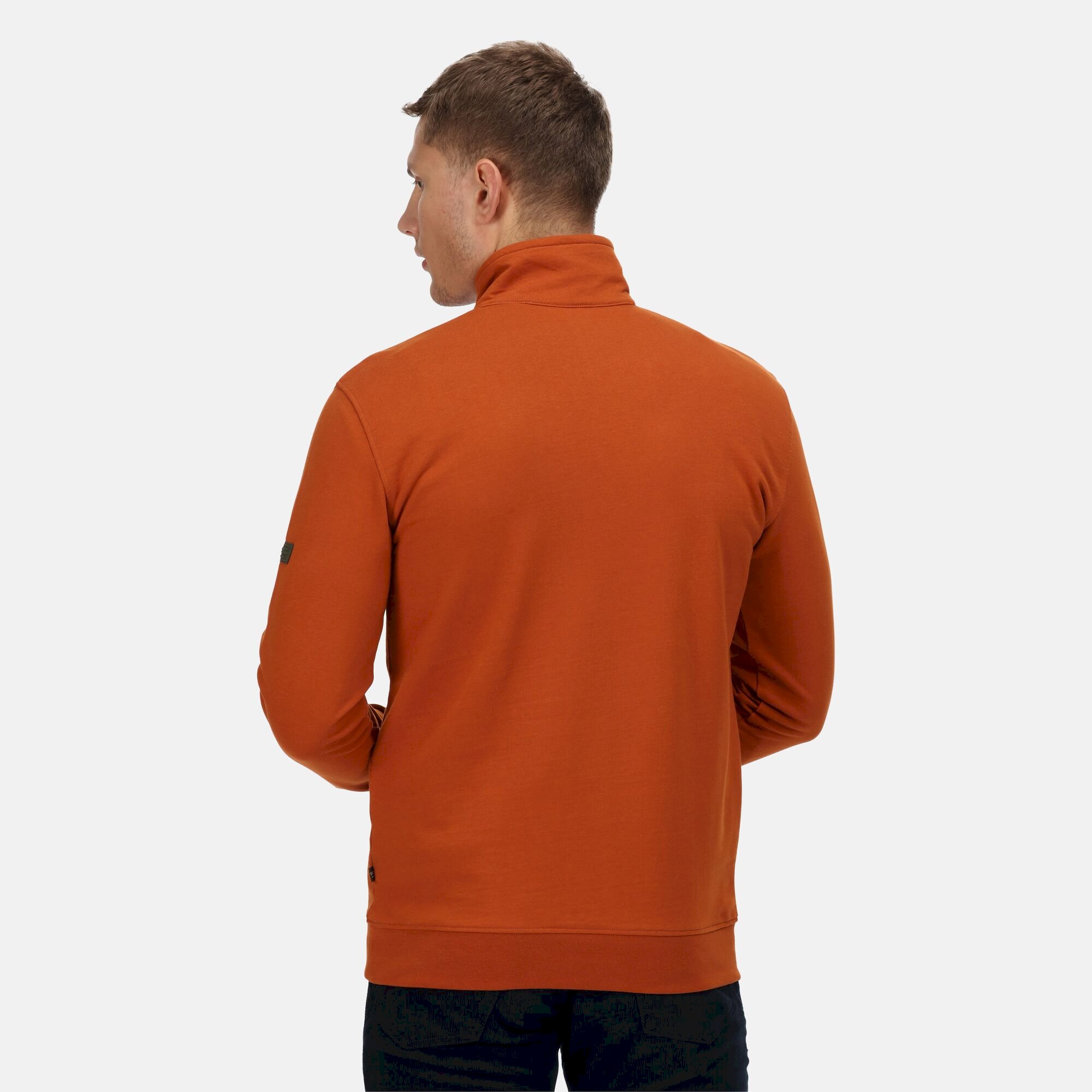 Men's Taron Half Zip Fleece | Gingerbread
