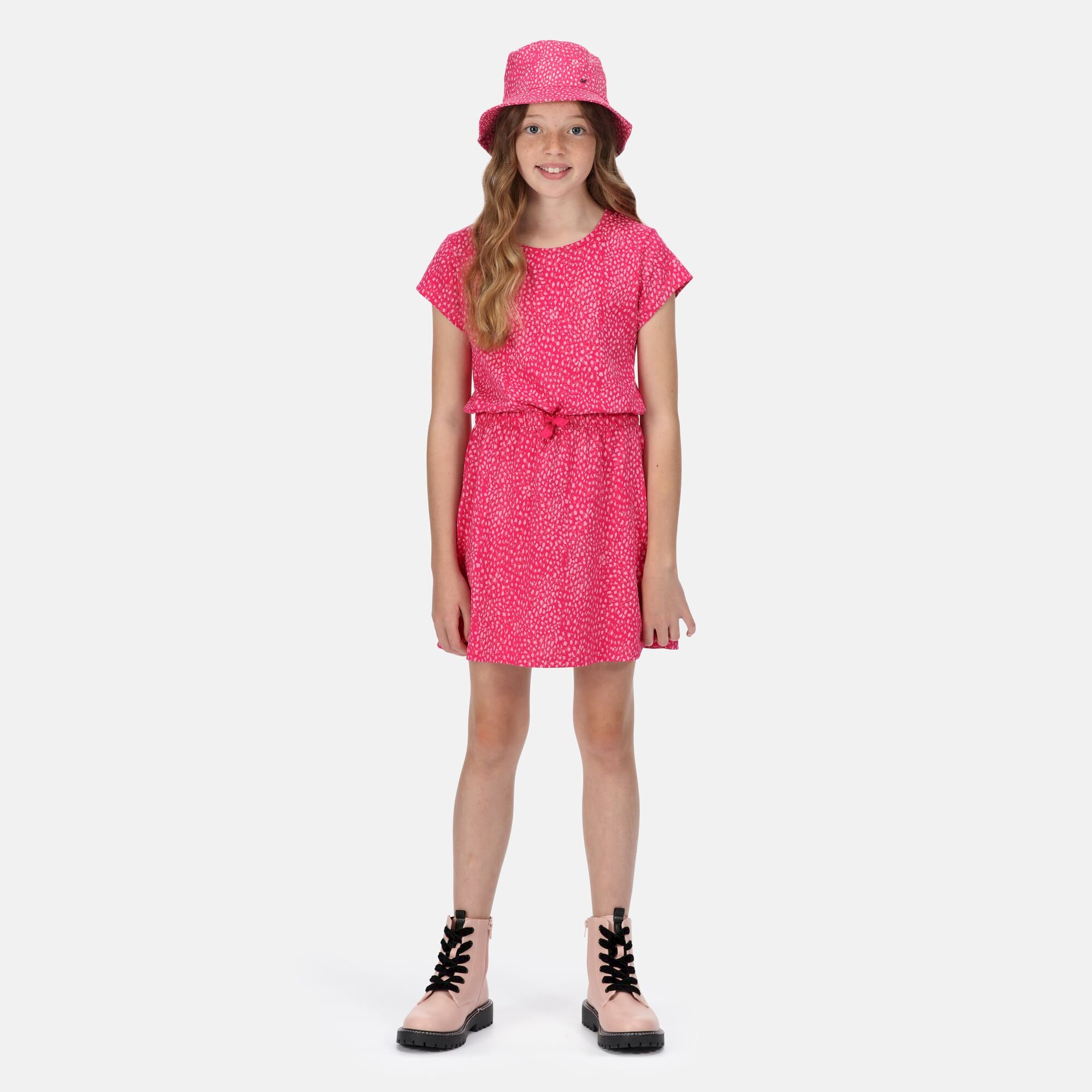 Kids' Crow Canvas Hat | Pink Fusion Abstract Animal