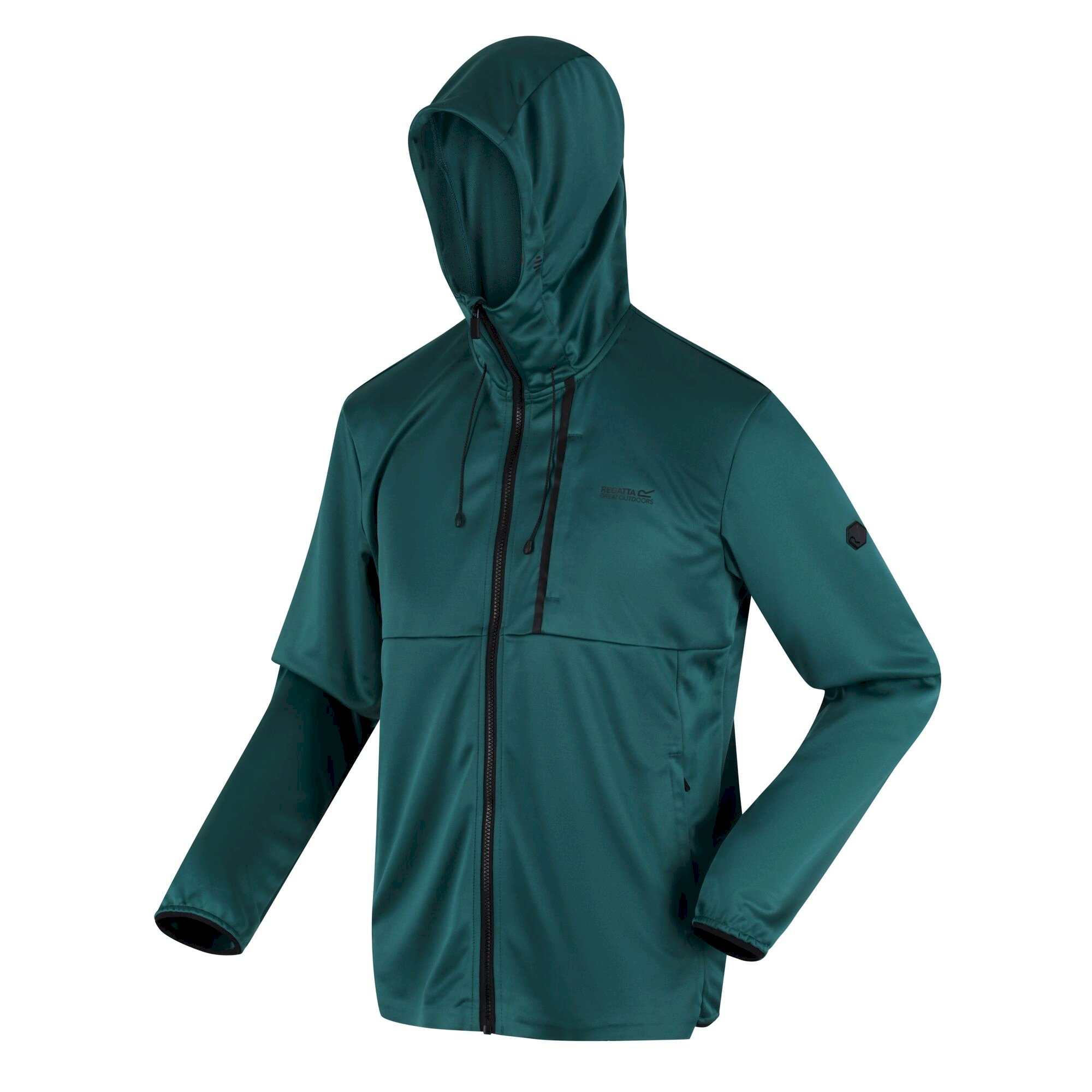 Men's Boyare Full Zip Hoody | Pacific Green