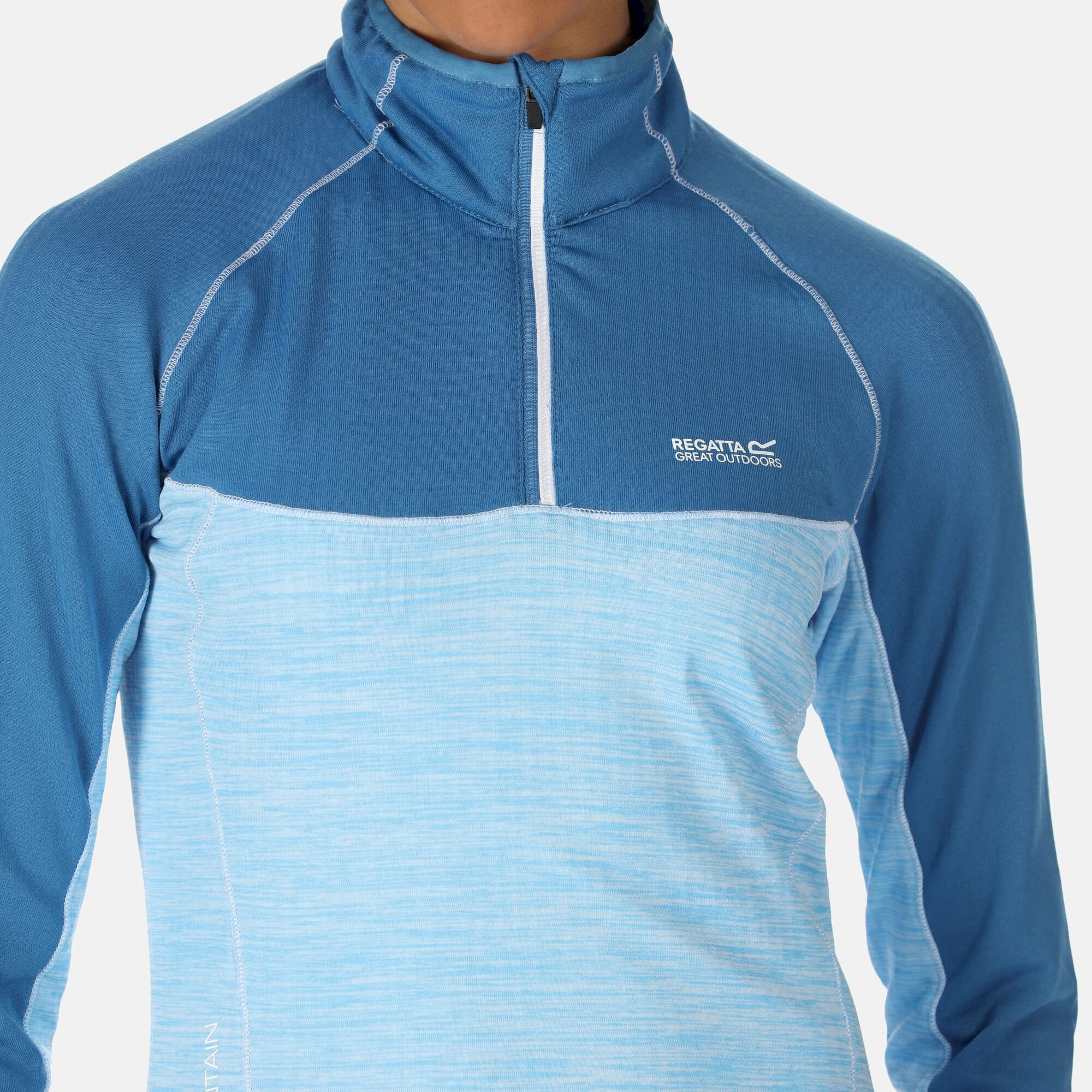 Women's Hepley Lightweight Half Zip Fleece | Vallarta Blue