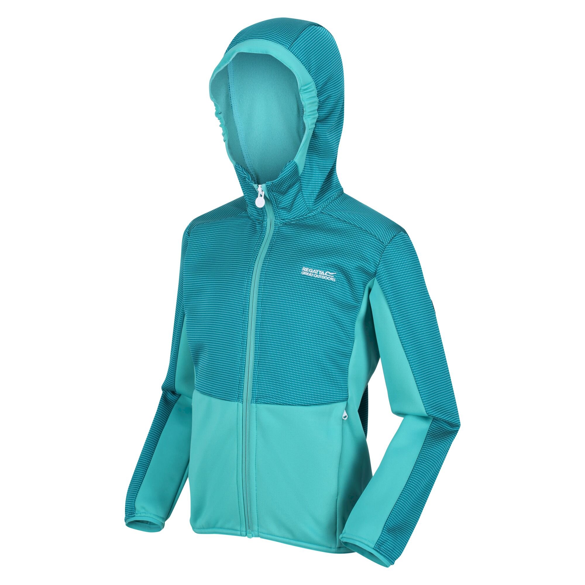 Kids' Highton Full Zip Fleece | Enamel Turquoise