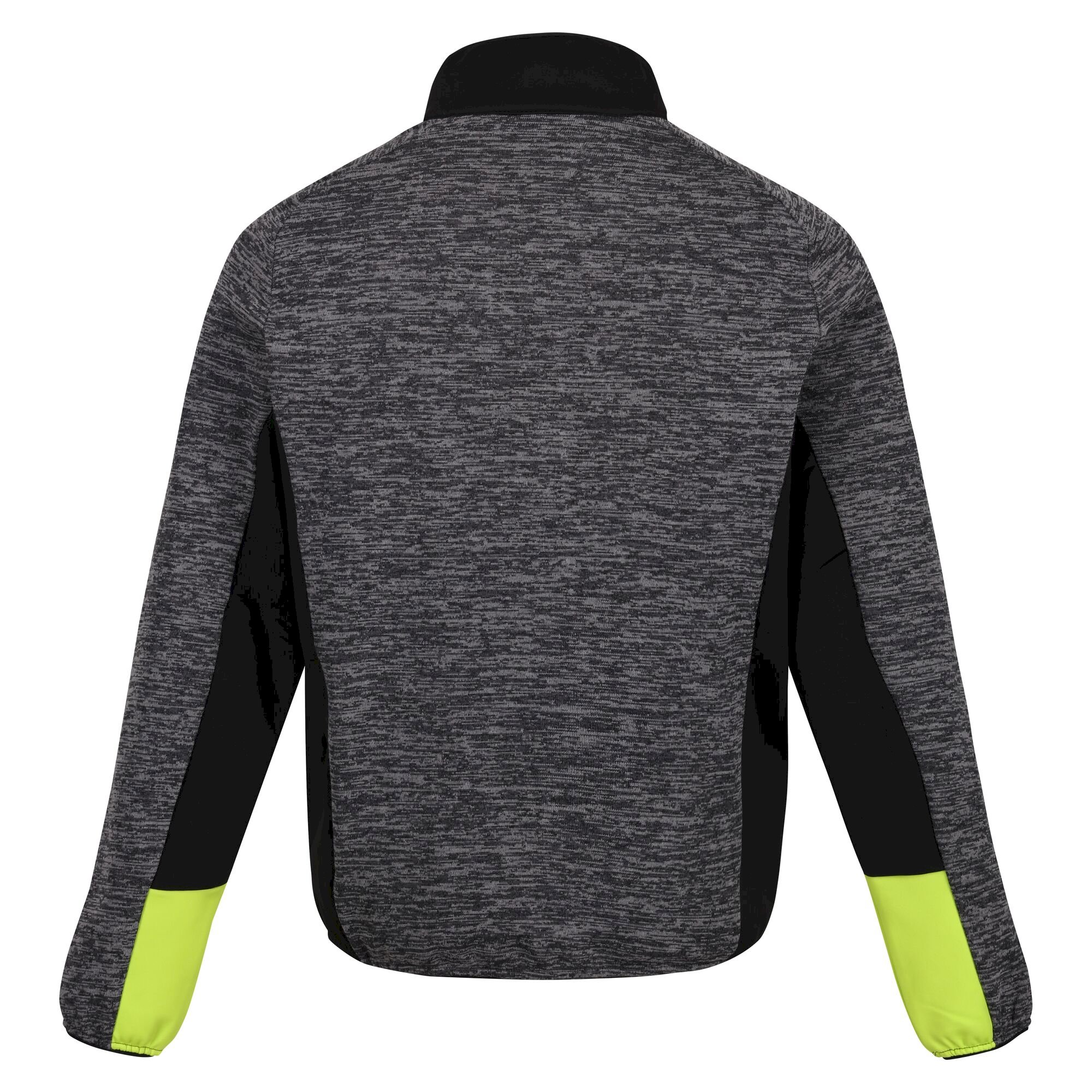 Men's Coladane IV Full Zip Fleece | Dark Grey Black Bright Kiwi