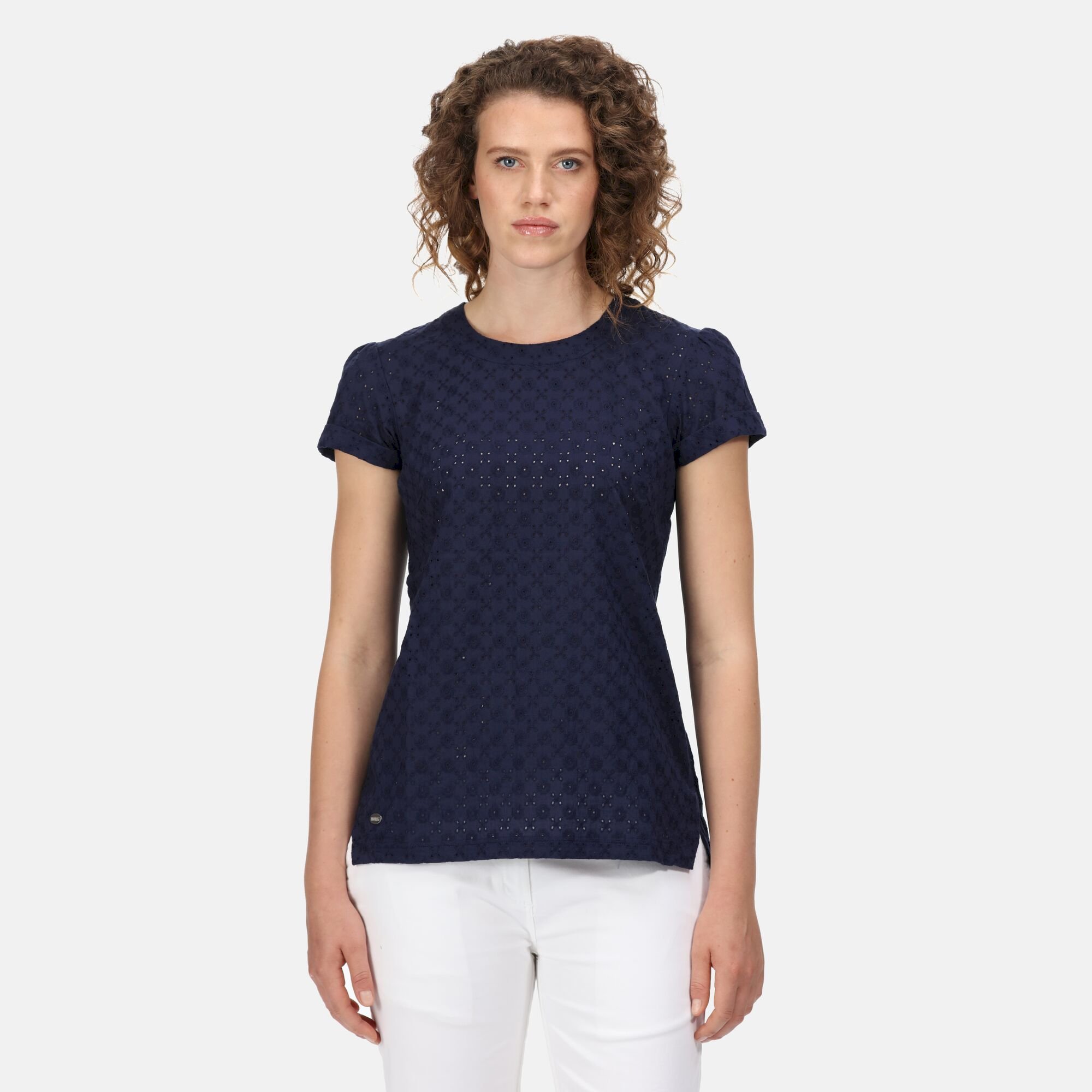 Women's Jaelynn Cotton T-Shirt | Navy