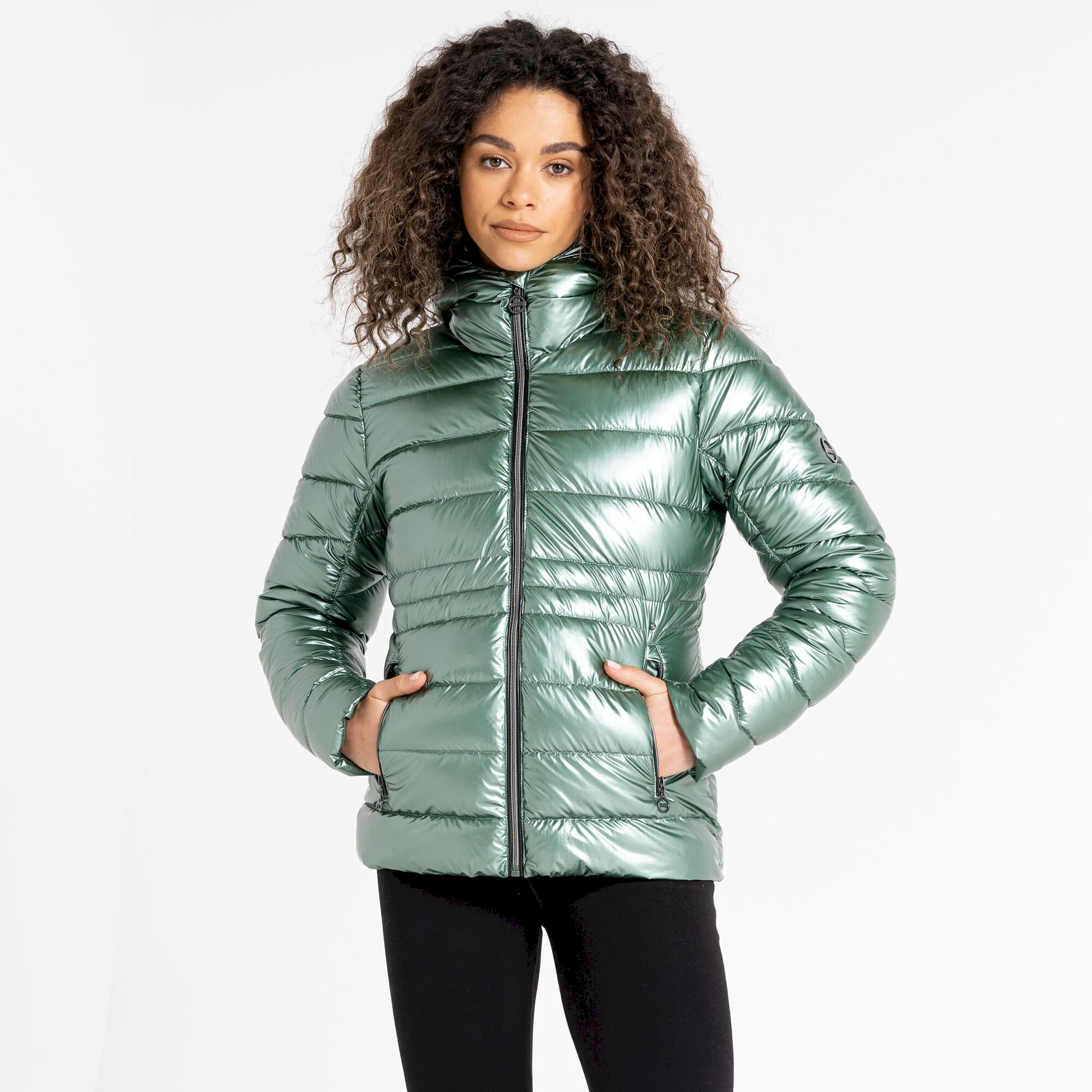 Dare 2b - Women's Reputable II Puffer Jacket | Duck Green Metallic