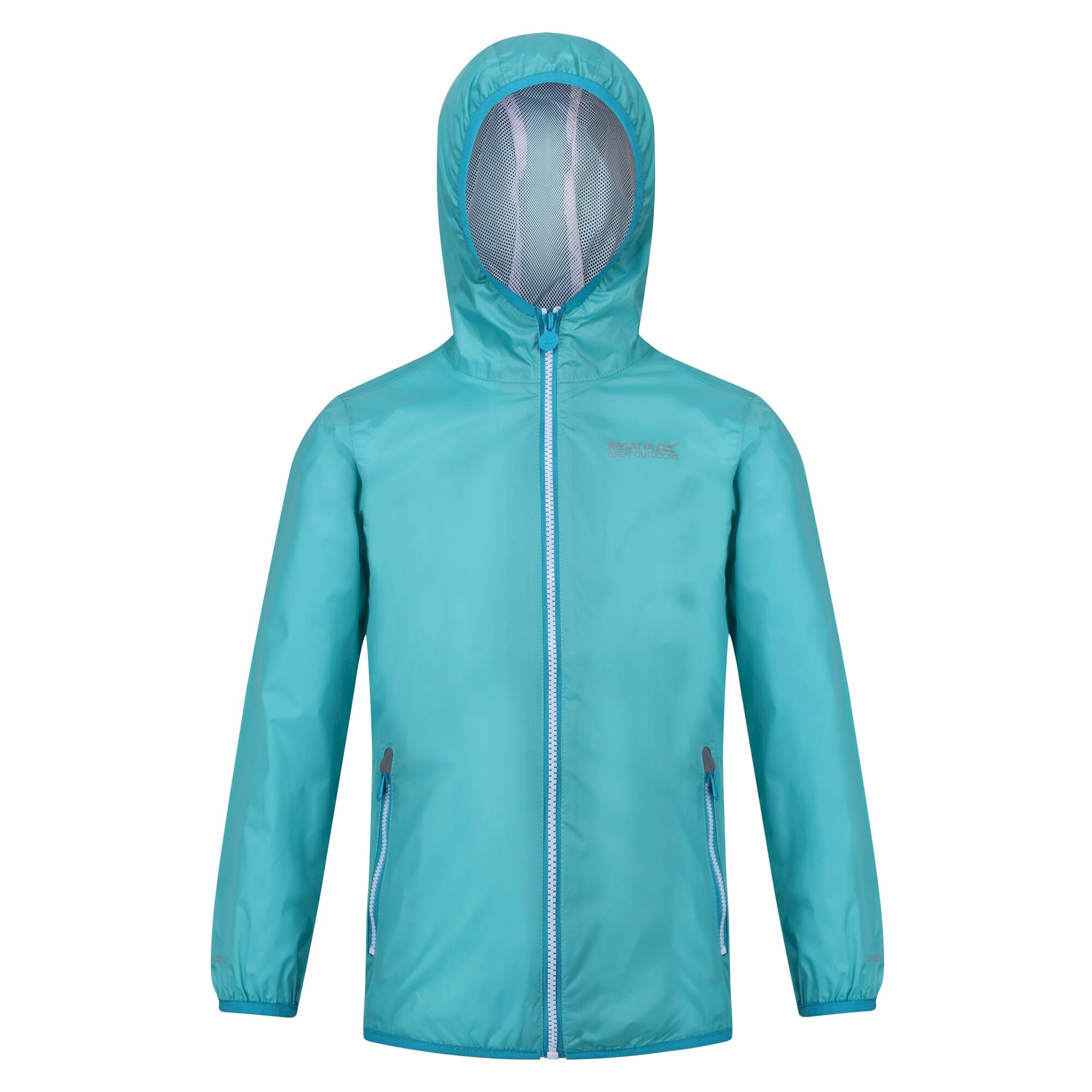 Kids' Lever II Waterproof Packaway Jacket | Turquoise