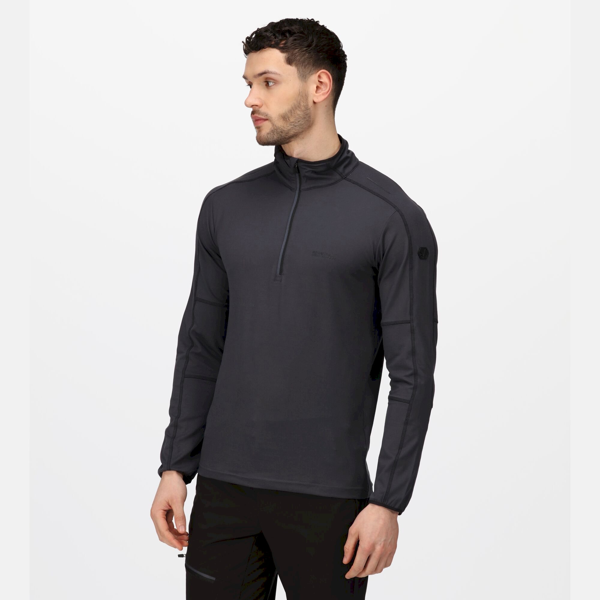 Men's Makhill Half Zip Stretch Midlayer | India Grey