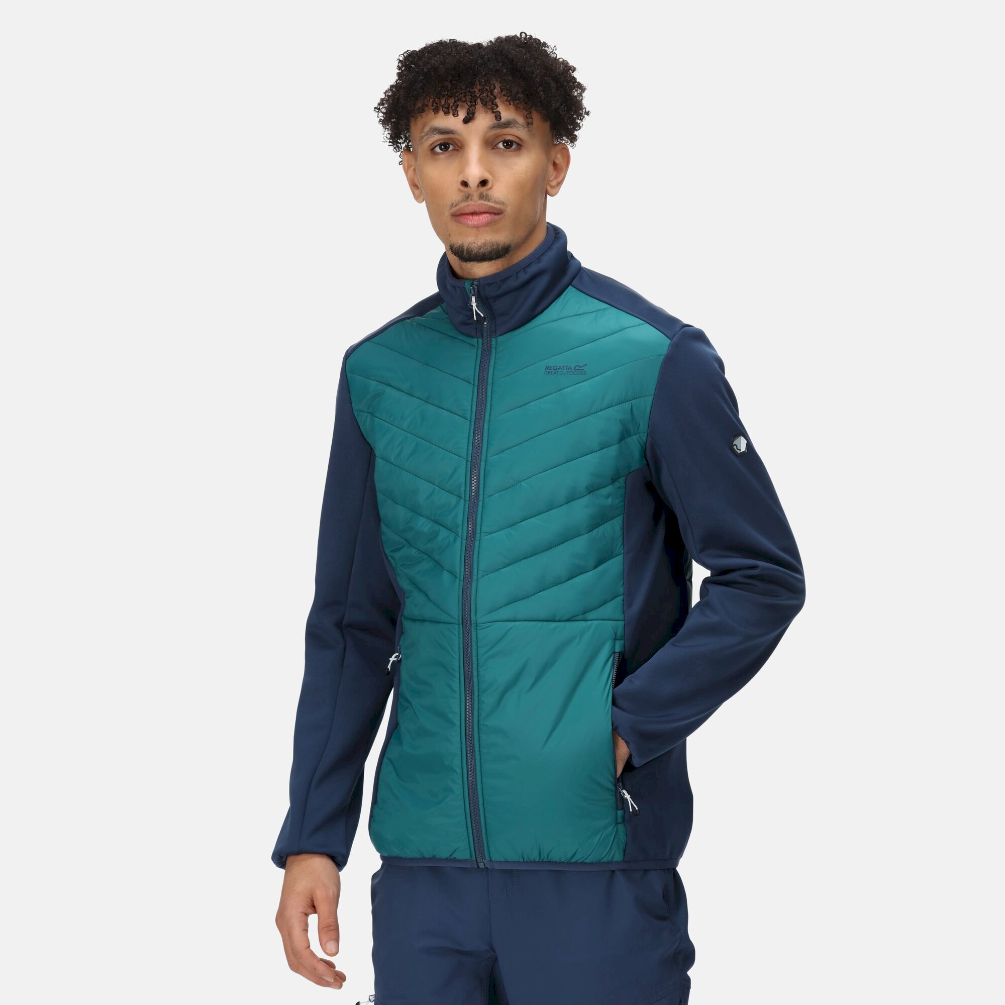 Men's Clumber III Hybrid Jacket | Pacific Green Admiral Blue