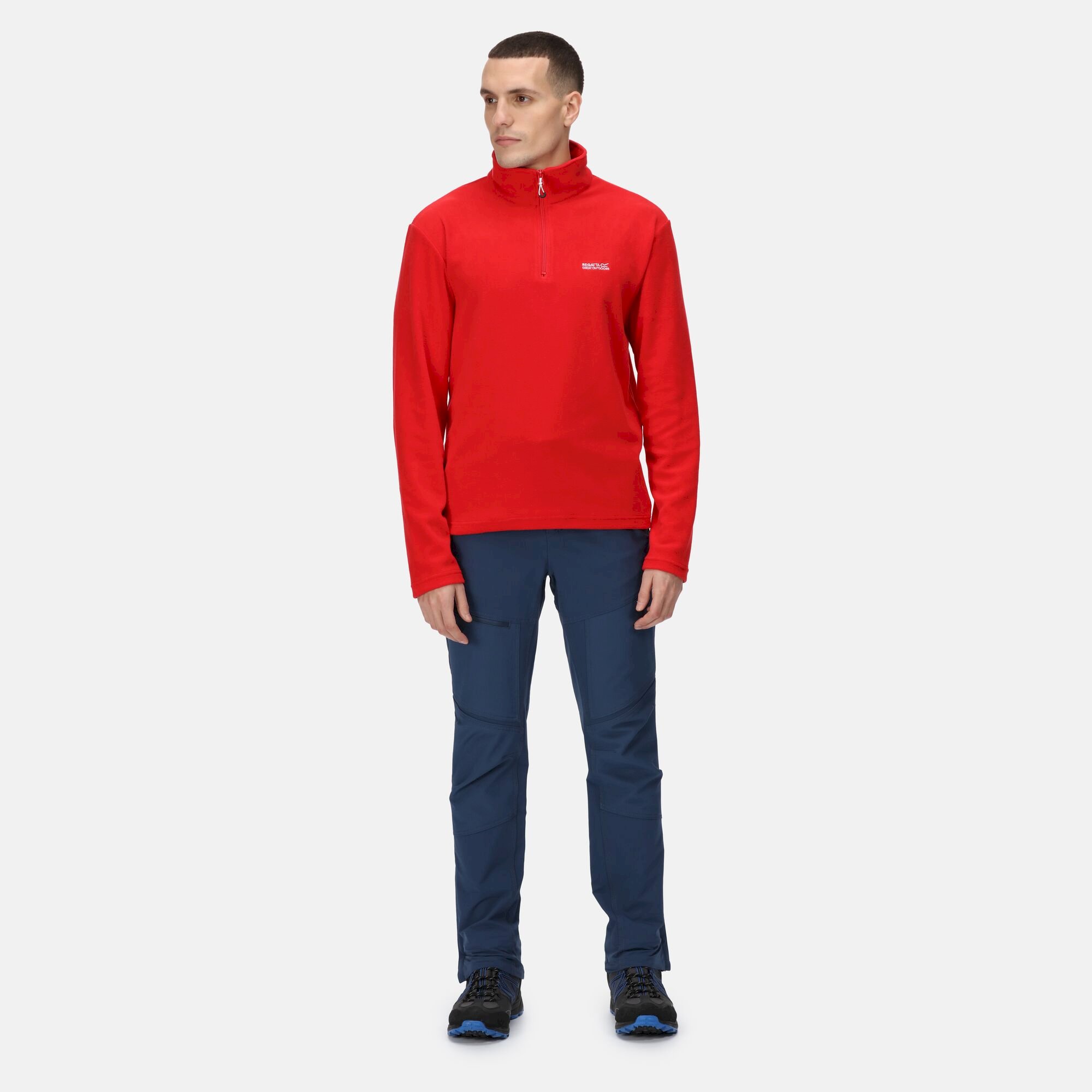 Men's Thompson Lightweight Half Zip Fleece | Chinese Red