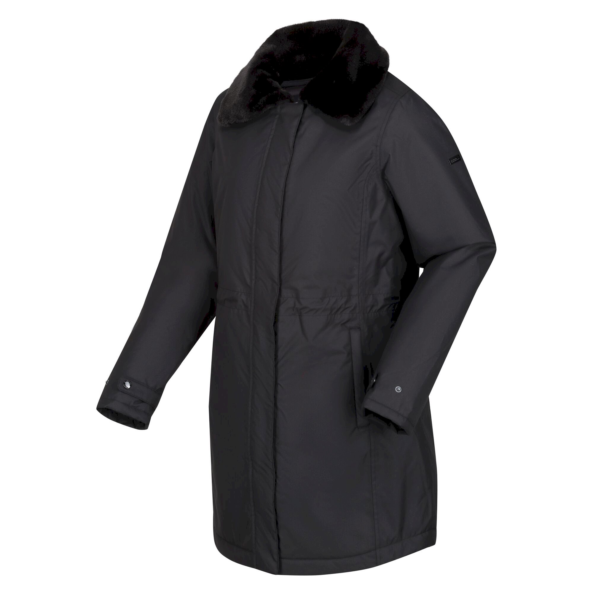 Women's Renata Fur Collar Parka | Black