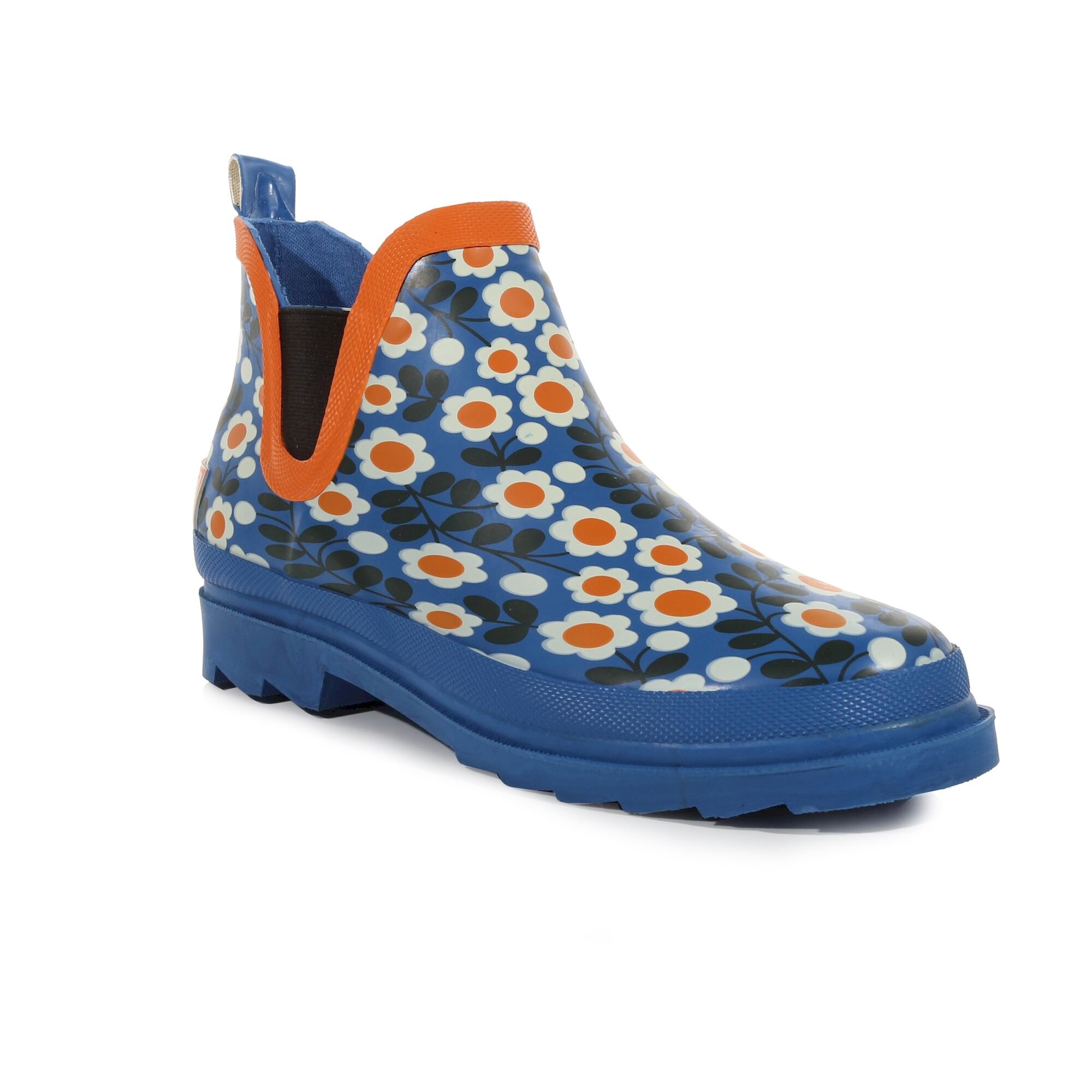 Orla Kiely Floral Chelsea Boot Welly Mid | Water Floral