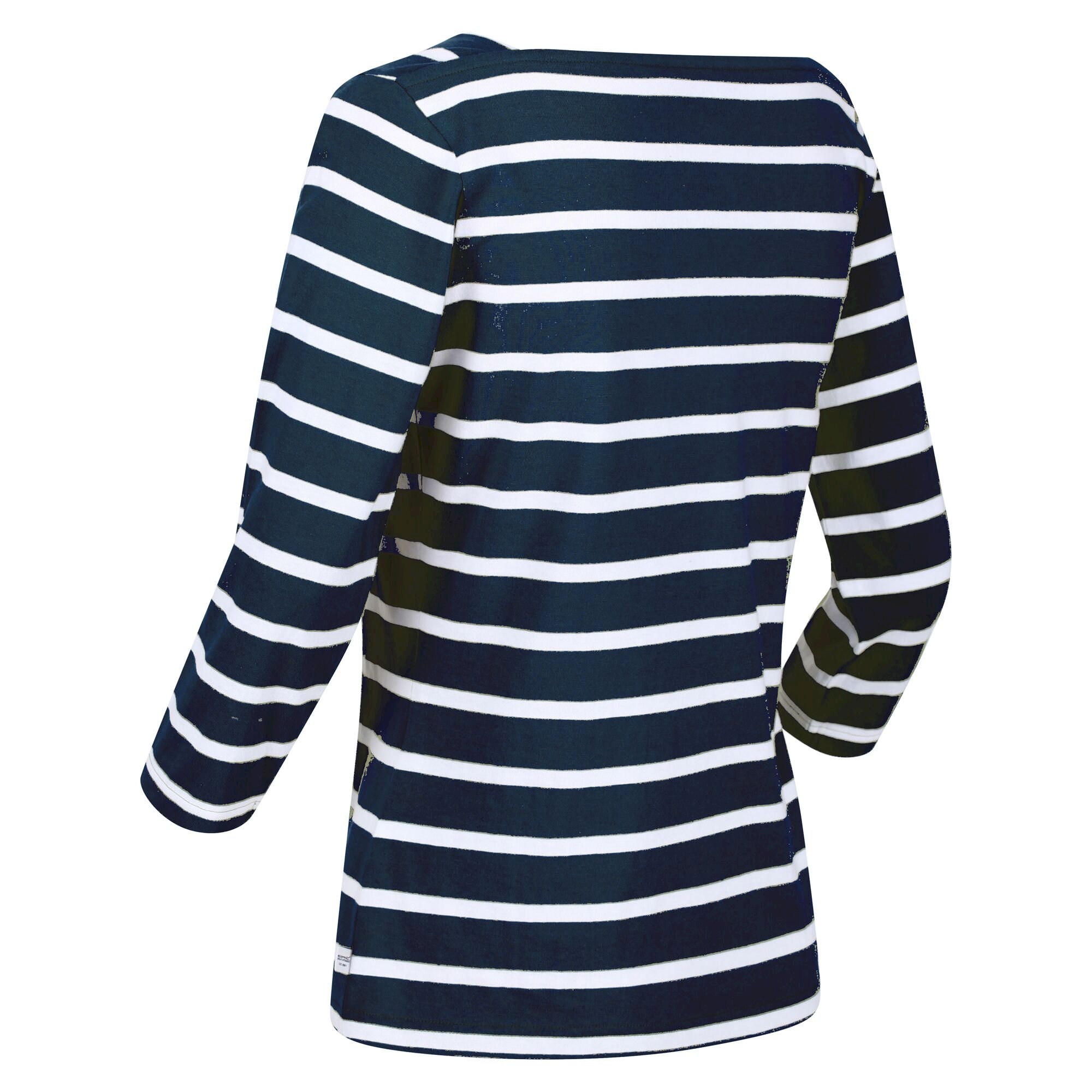 Women's Polexia Square Neck Top | Navy White Stripe