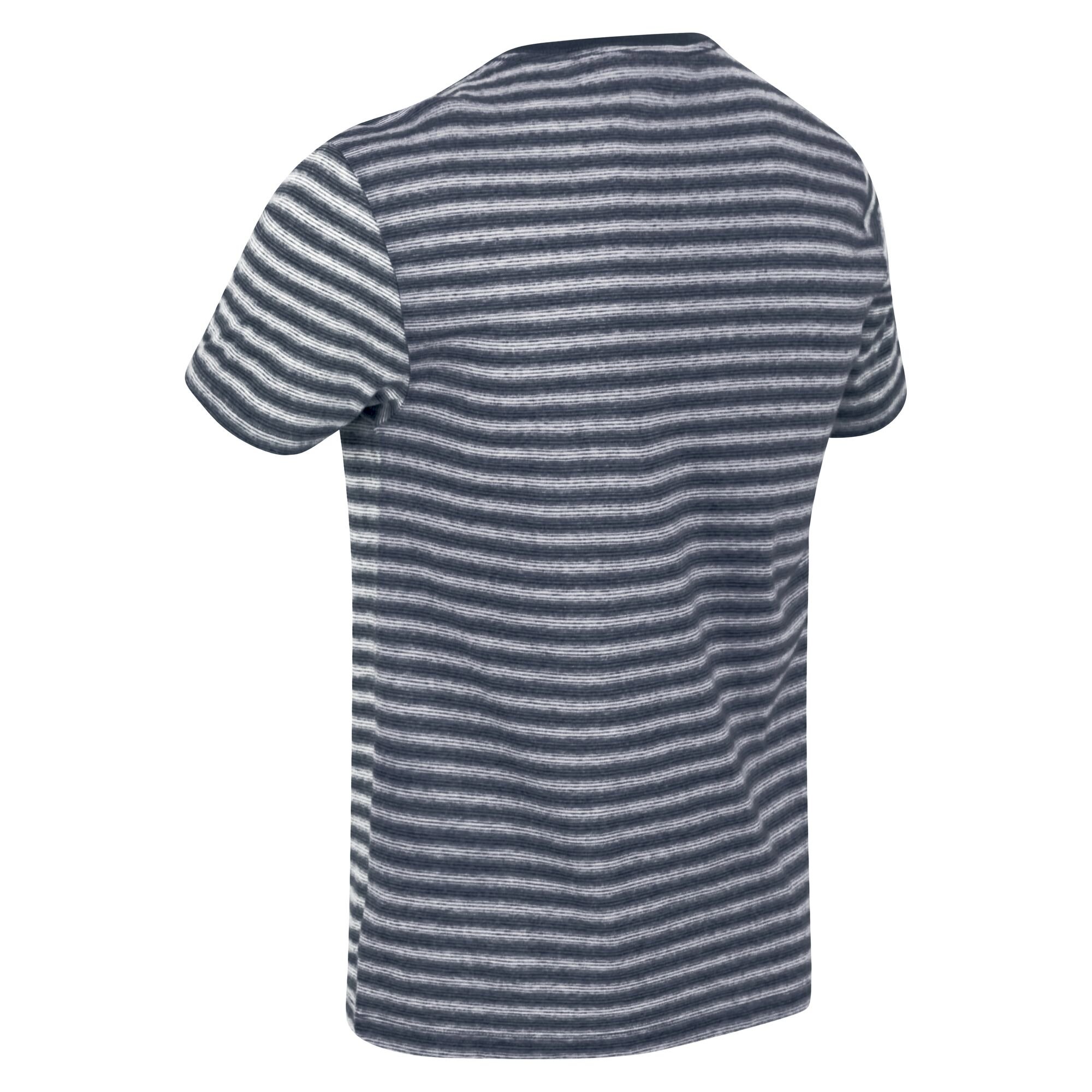 Men's Brayden Stripe T-Shirt | Navy Mini Stripe
