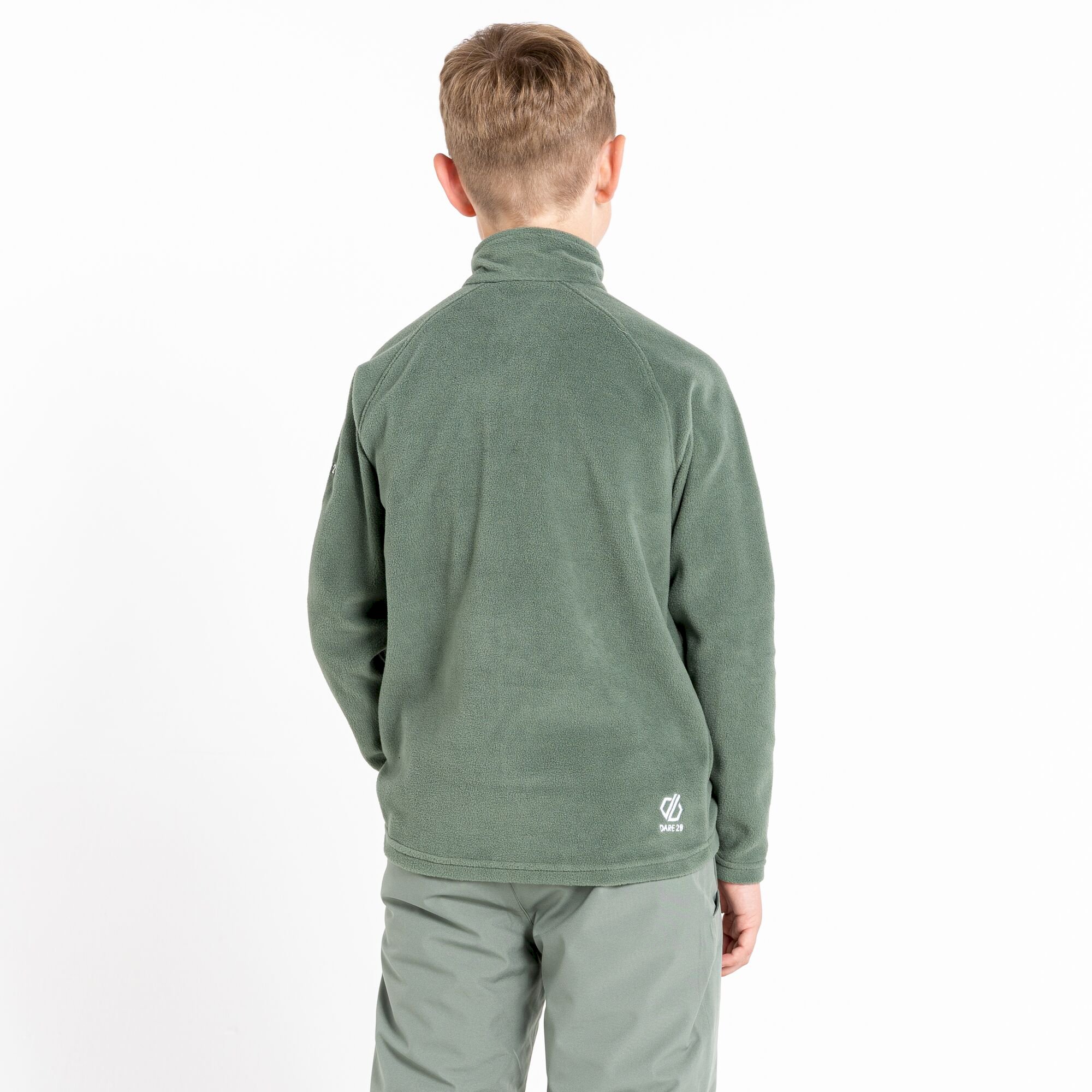 Dare 2b - Kids' Freehand Half Zip Lightweight Fleece | Duck Green