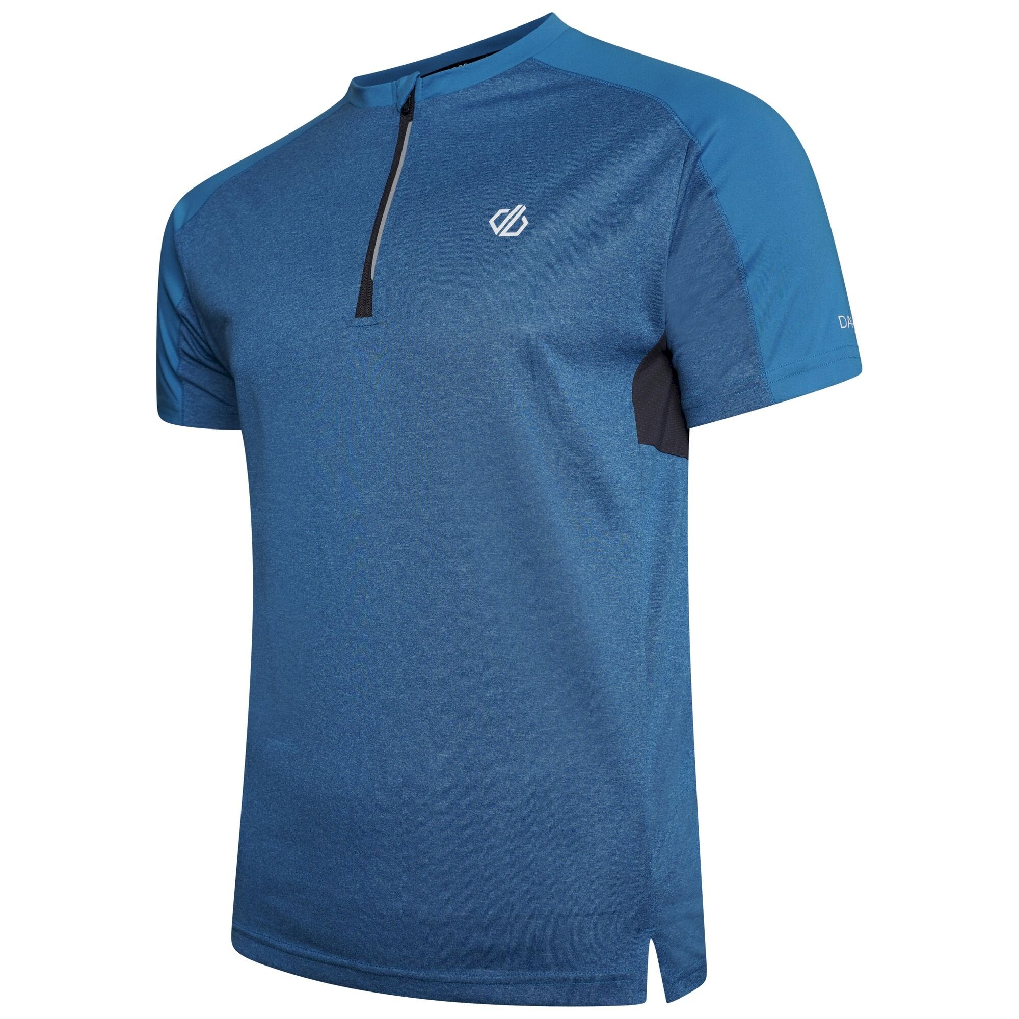 Dare 2b - Men's Aces II Half Zip lightweight Jersey | Petrol Blue Methyl Blue
