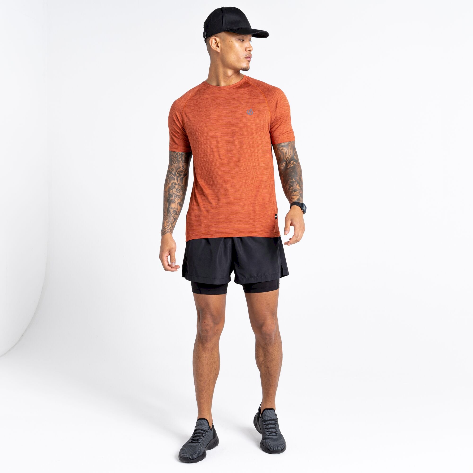 Dare 2b - Men's Persist T-Shirt | Burnt Brick Marl