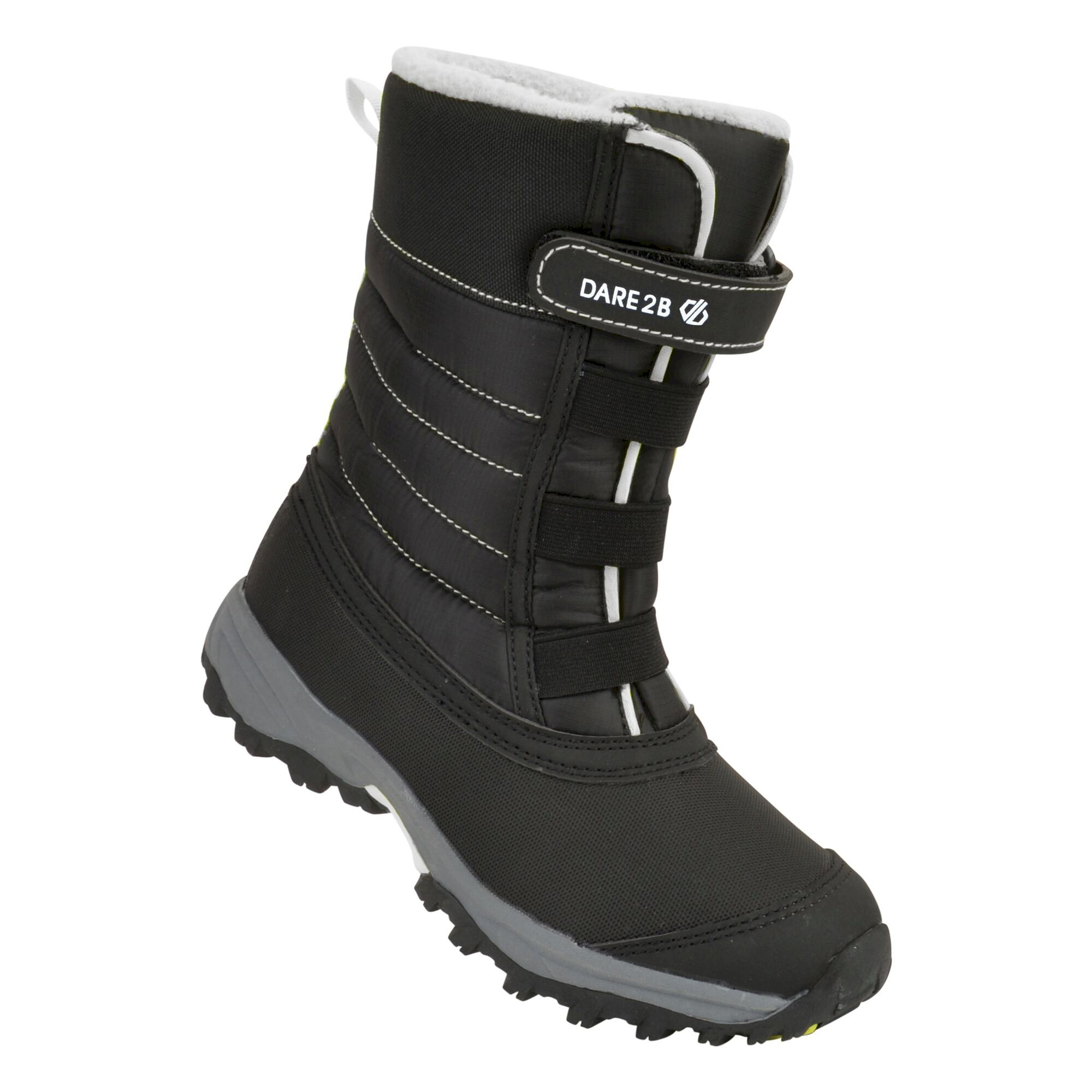 Dare 2b - Kids' Skiway II Fleece Lined Snow Boots | Black White