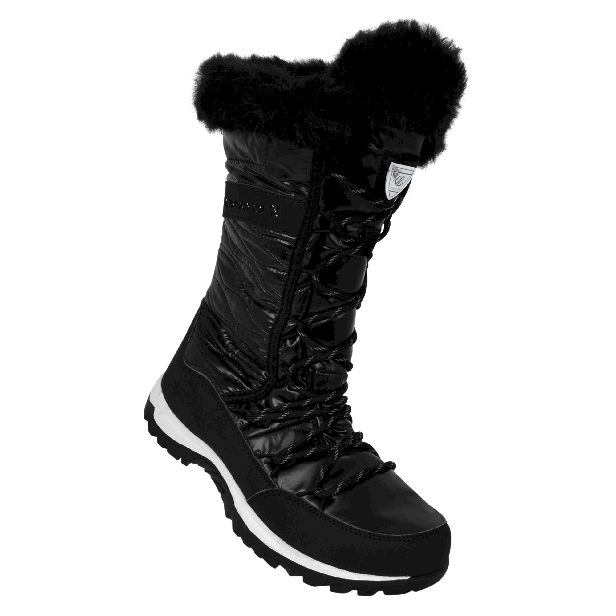 Dare 2b - Women's Kardrona II Metallic Faux Fur Trimmed Snow Boots | Black