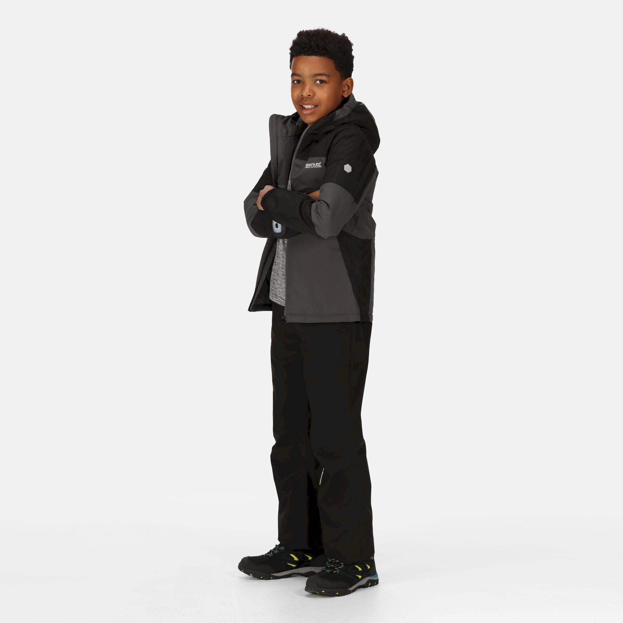 Kids' Beamz II Insulated Jacket | Dark Grey Black