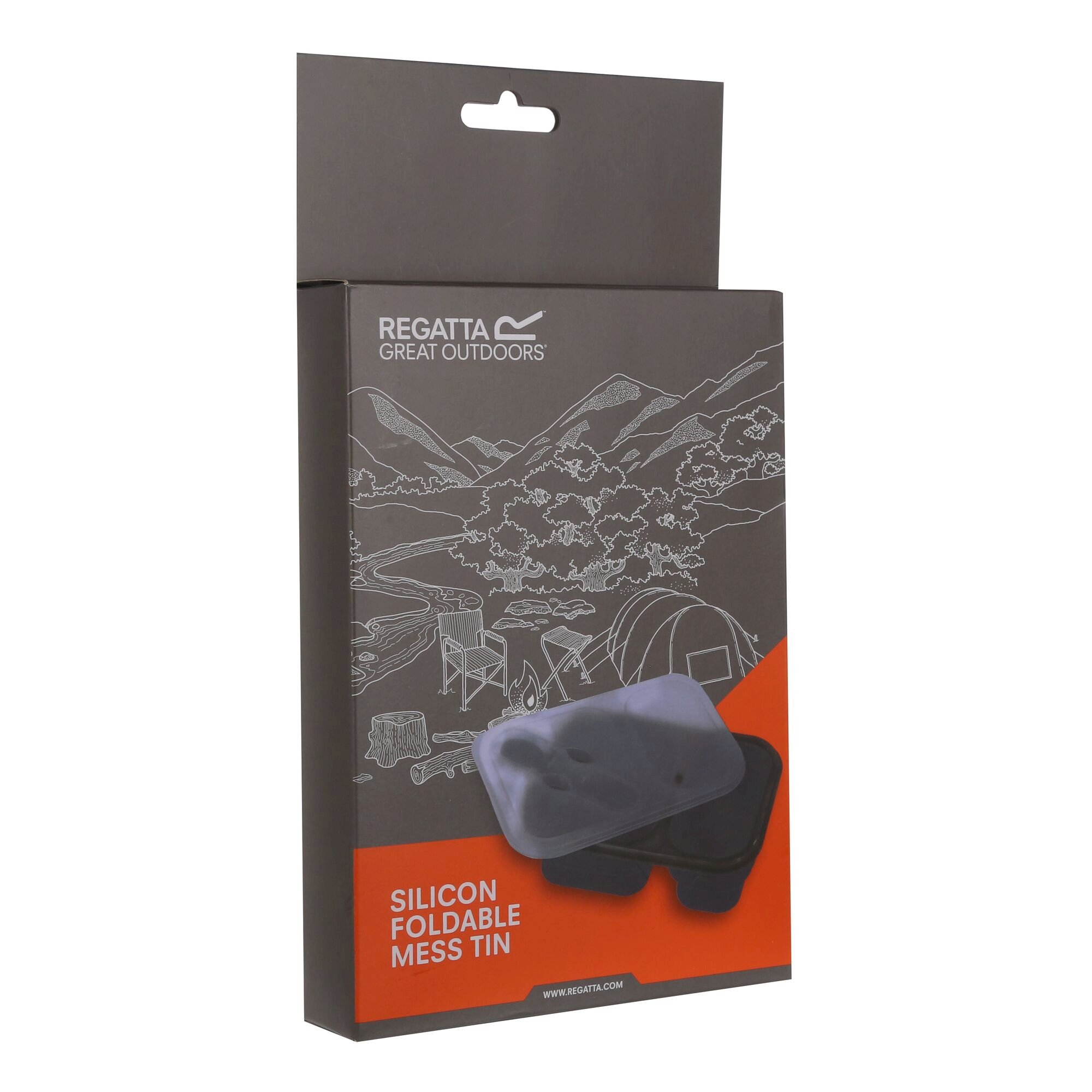 Silicon Folding Mess Tin | Ebony