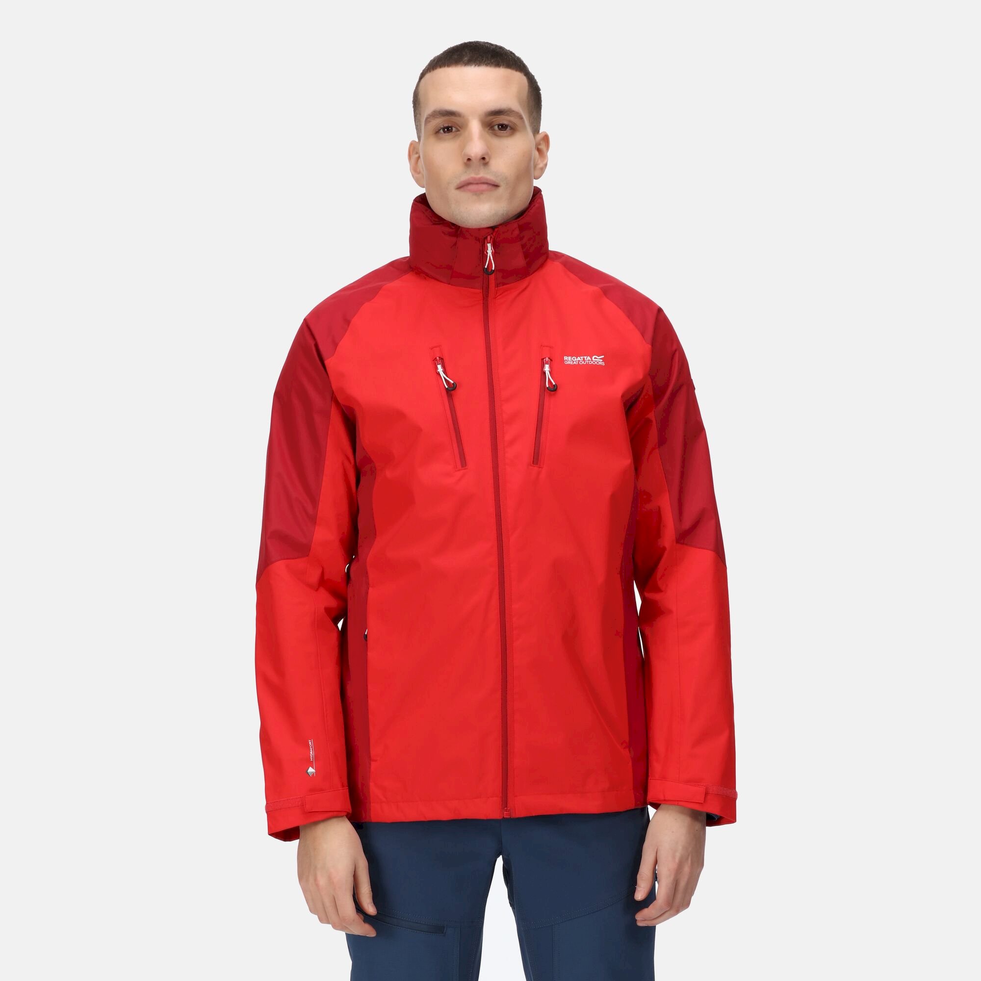 Men's Calderdale IV Waterproof Jacket | Chinese Red Dark Red