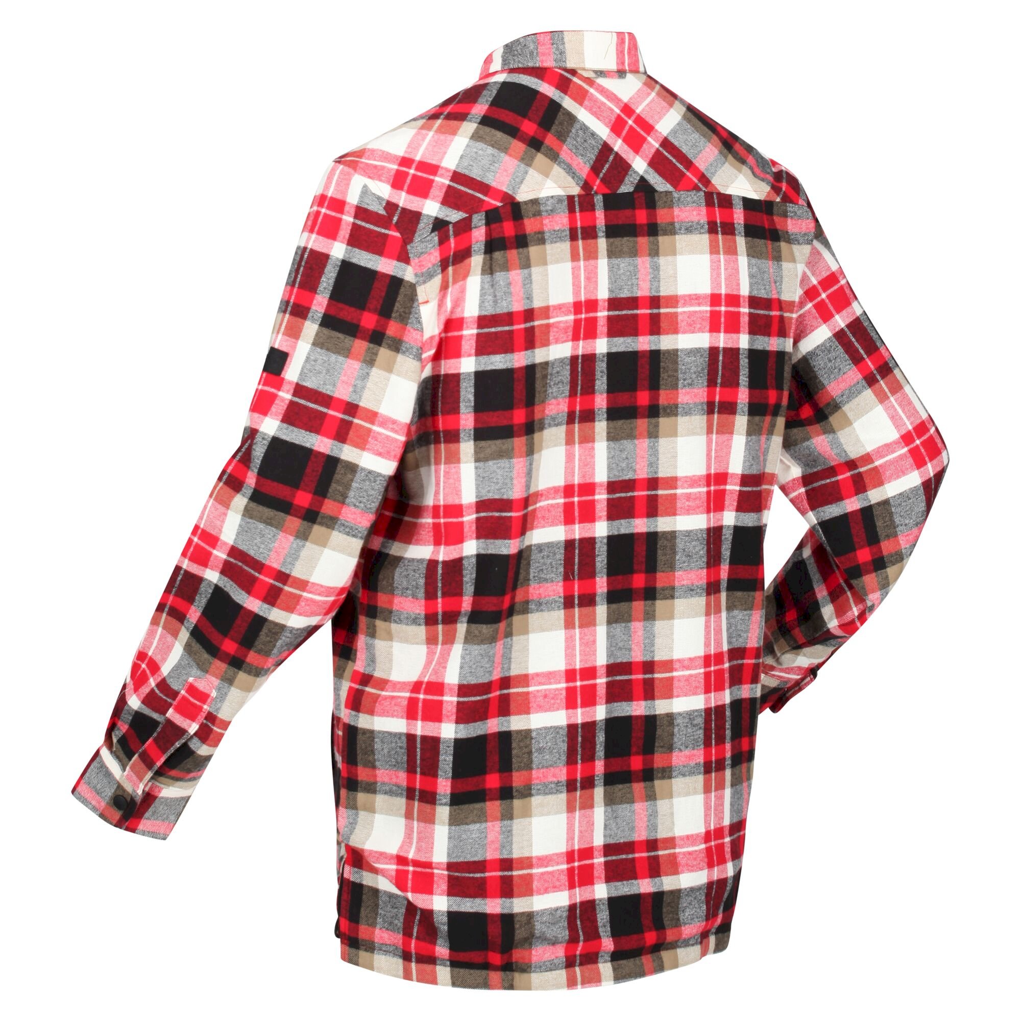 Men's Thamos Long Sleeved Checked Shirt | Classic Red Check