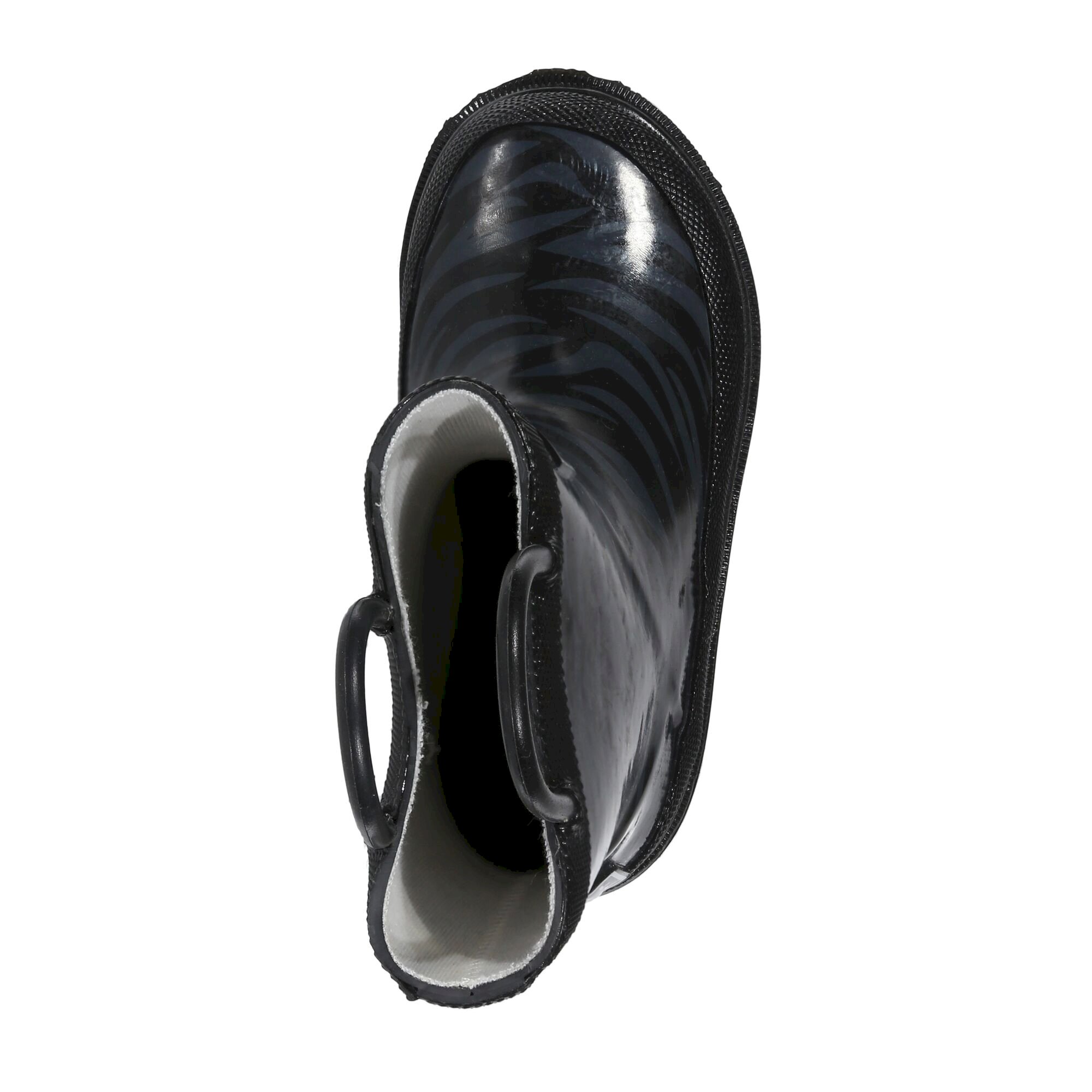 Kids Minnow Printed Wellies | Black