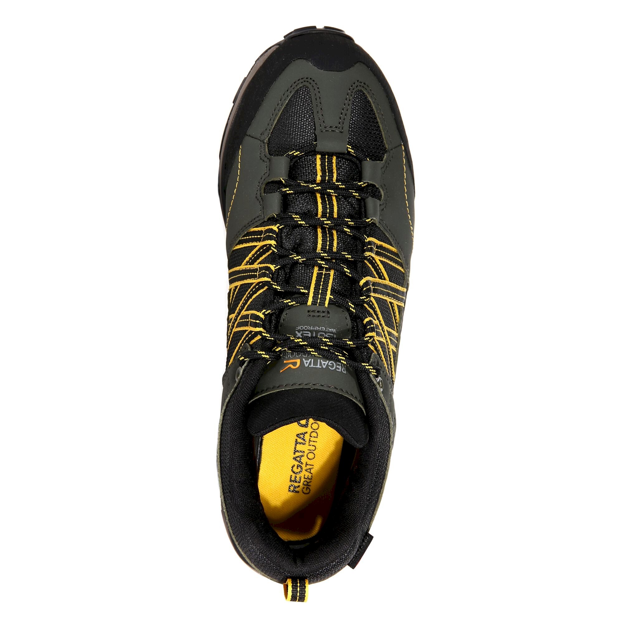 Men's Samaris II Waterproof Low Walking Shoes | Dark Khaki Gold