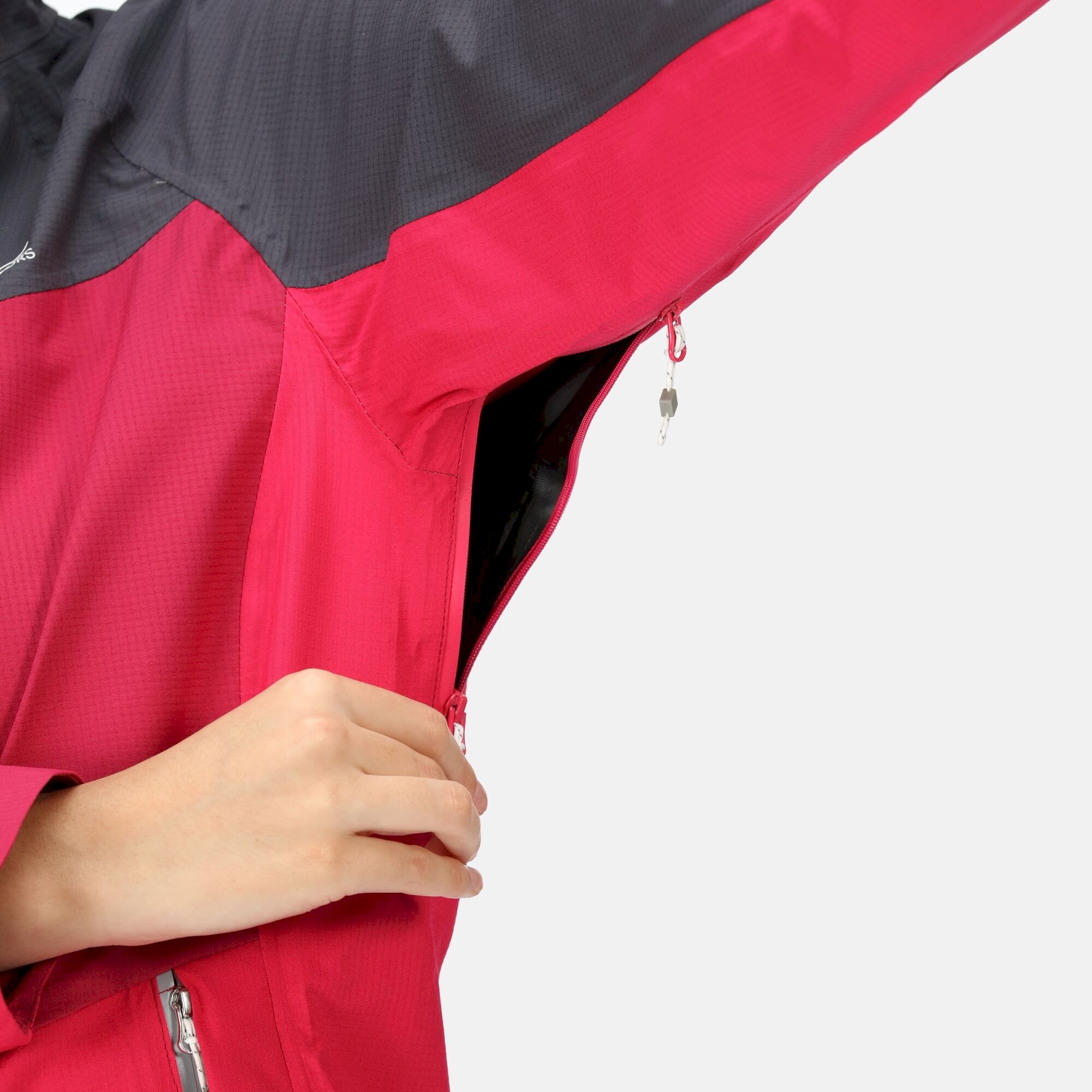 Women's Carletta VII 3-In-1 Waterproof Jacket | Seal Grey Berry Pink Pink Potion