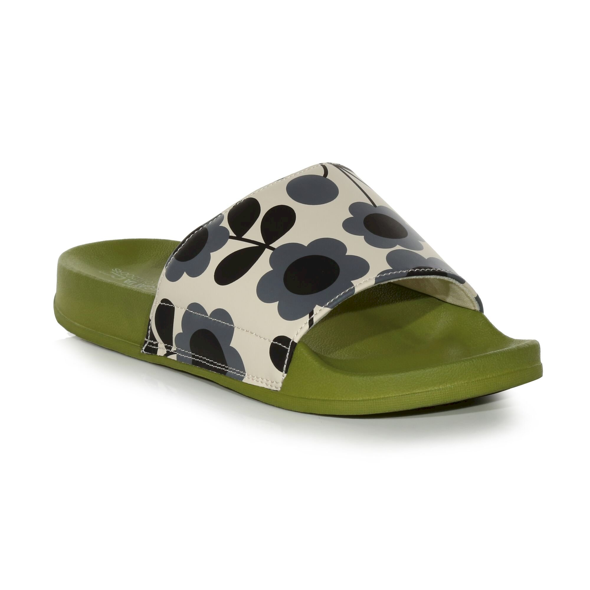 Orla Kiely Slide With Moulded Footbed | Midnight Floral