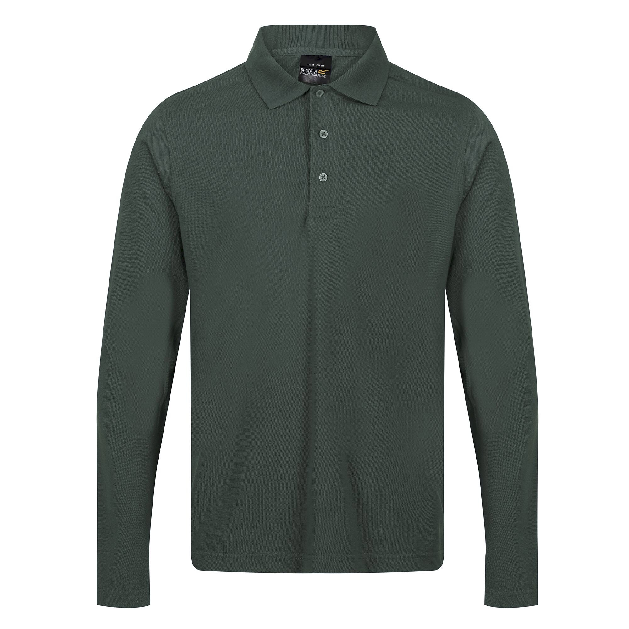 Men's 65/35 LS Polo Top | Dark Green